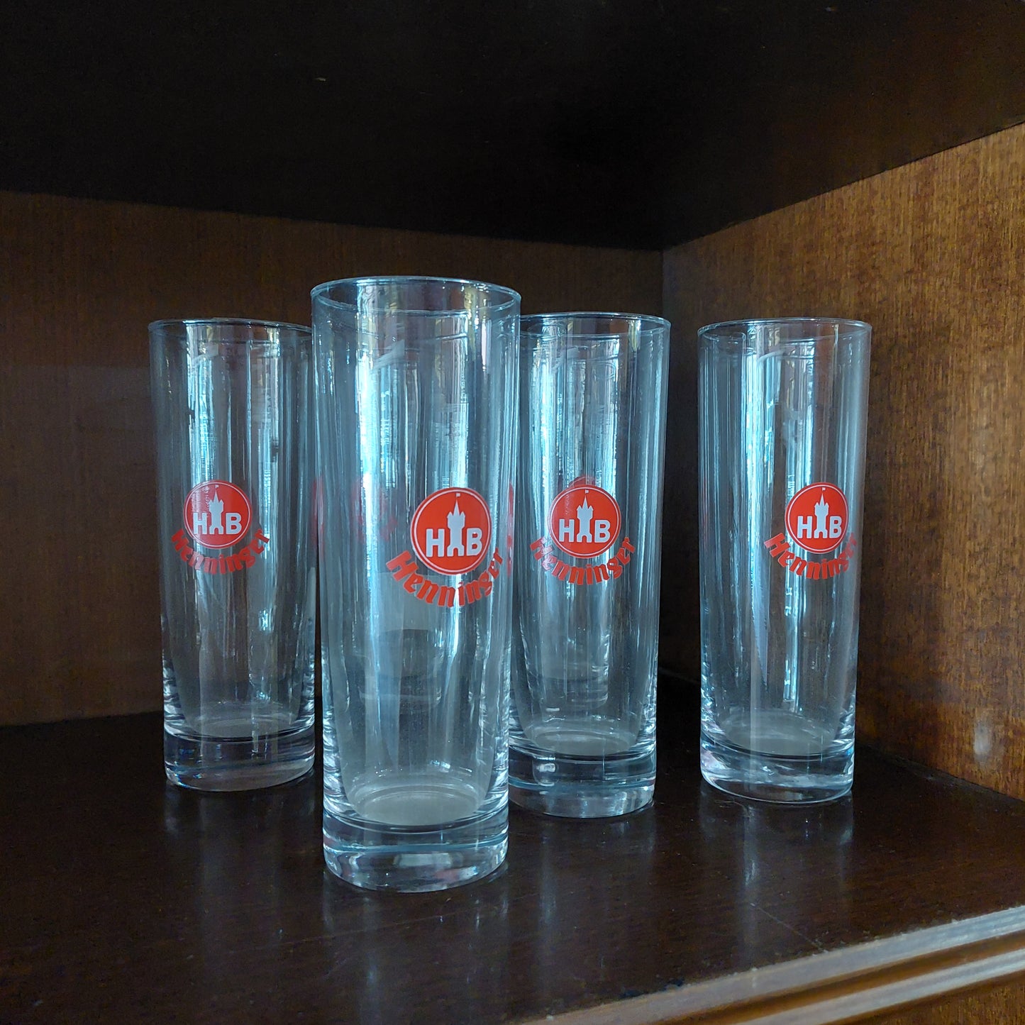 Set/6 Bicchieri Birra Hb Henninger Vinage