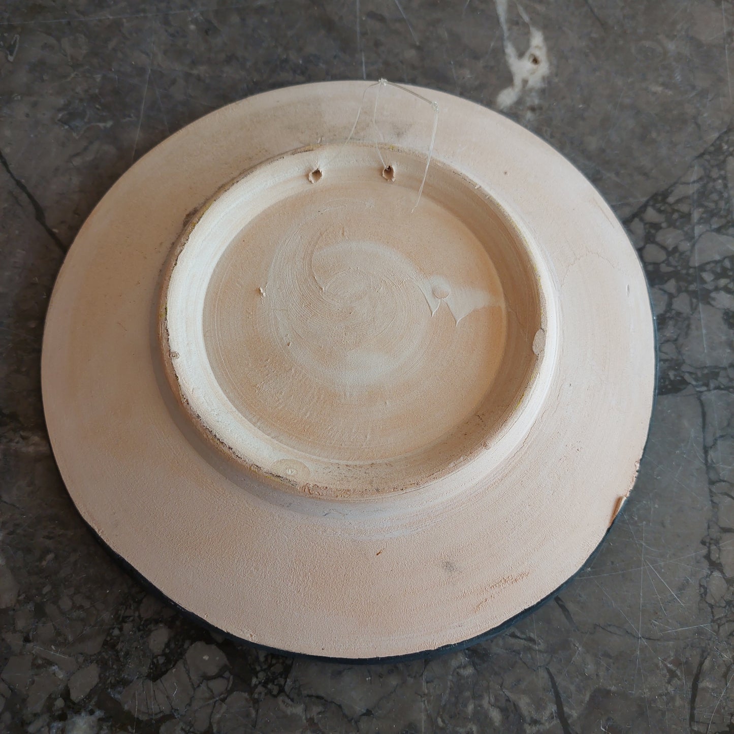 Piatto Souvenir Tunisia Ceramica Dipinto A Mano