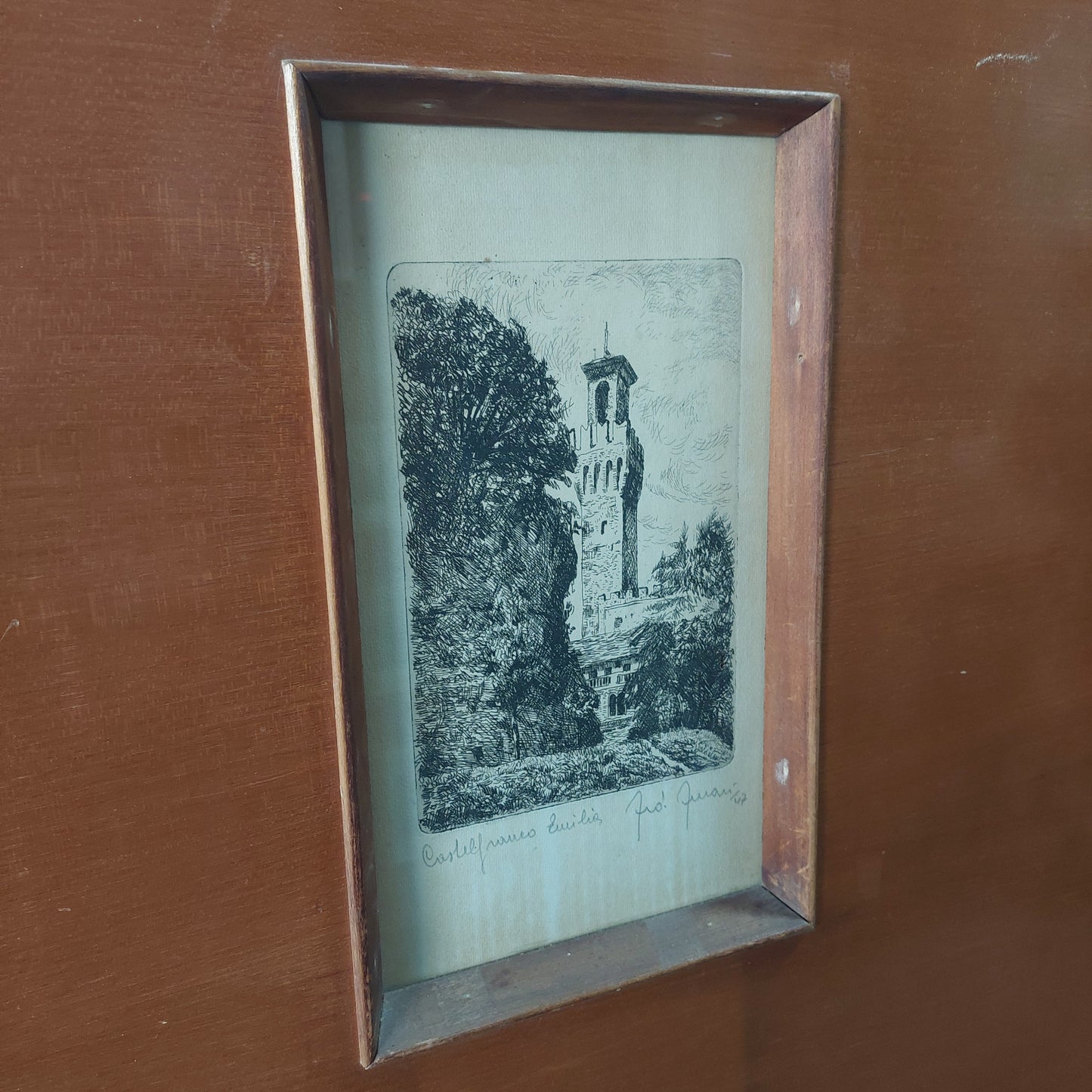 Armadietto Anni 50 Con Litografie