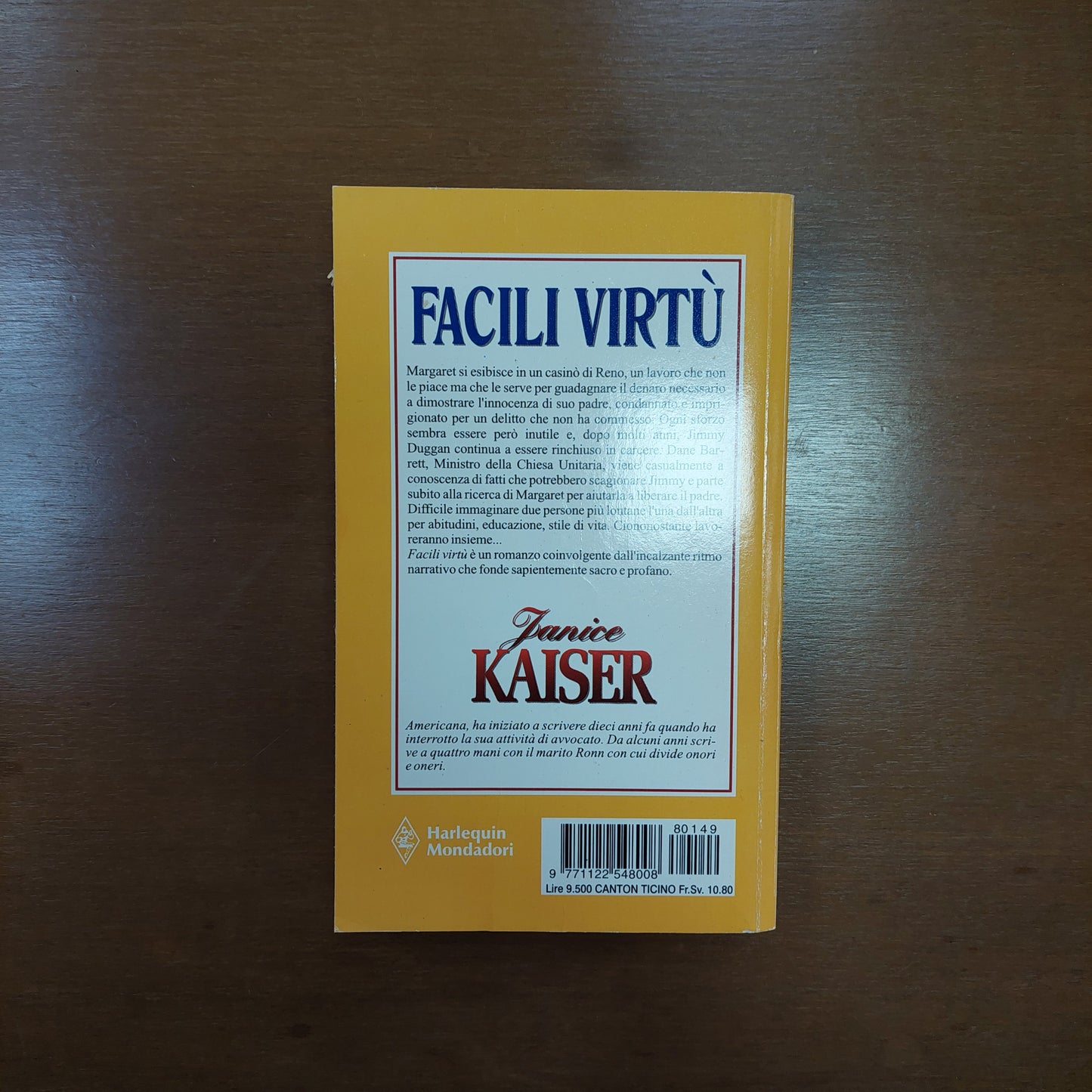 Facili Virtù - Janice Kaiser