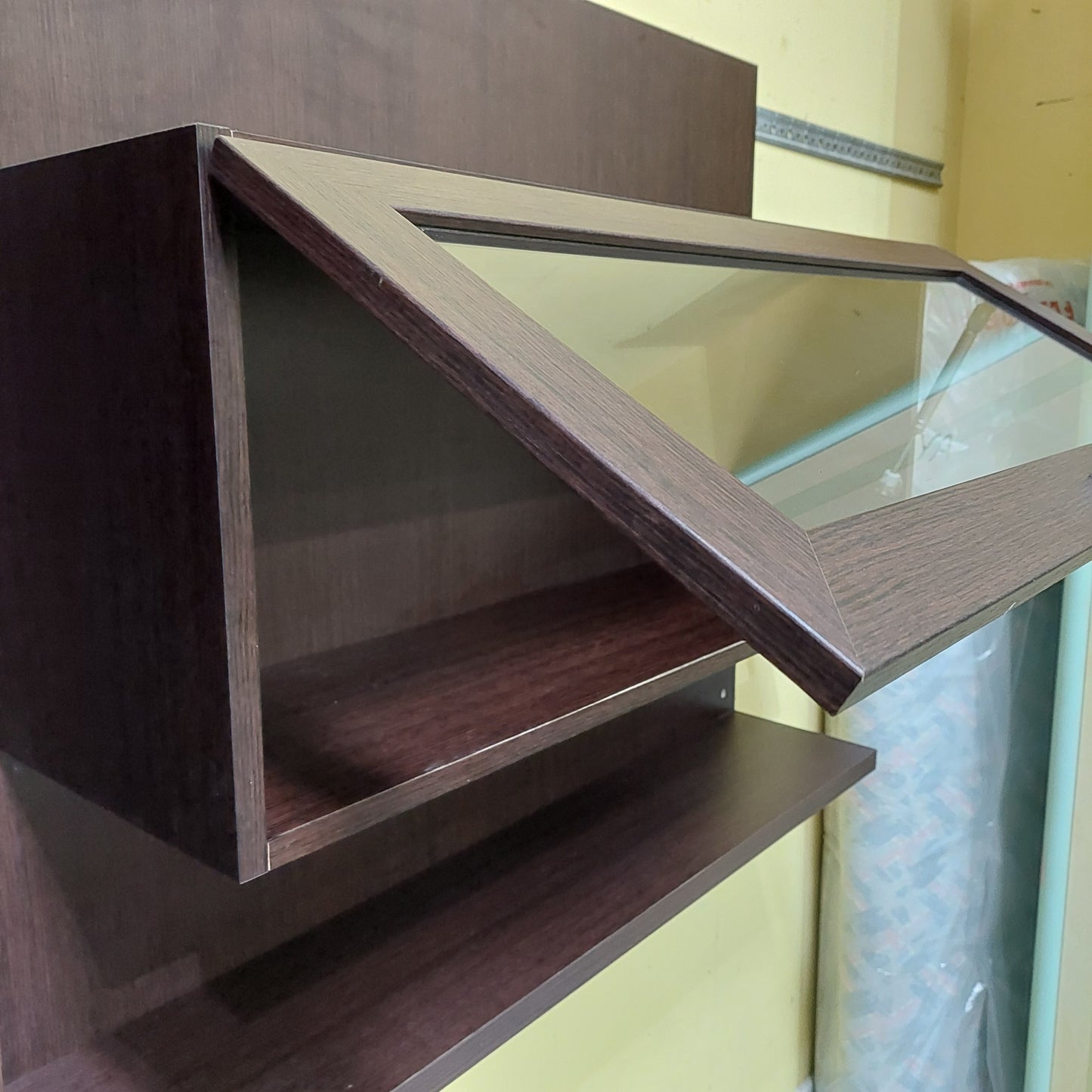Parete Attrezzata* Wengè/bordeaux Cm300x55x215h