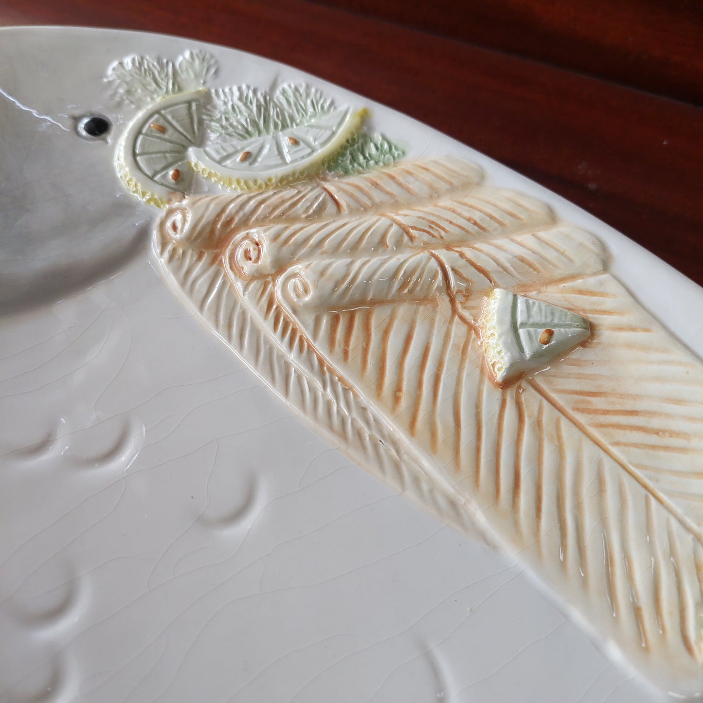 Vassoio Pesce Ceramica