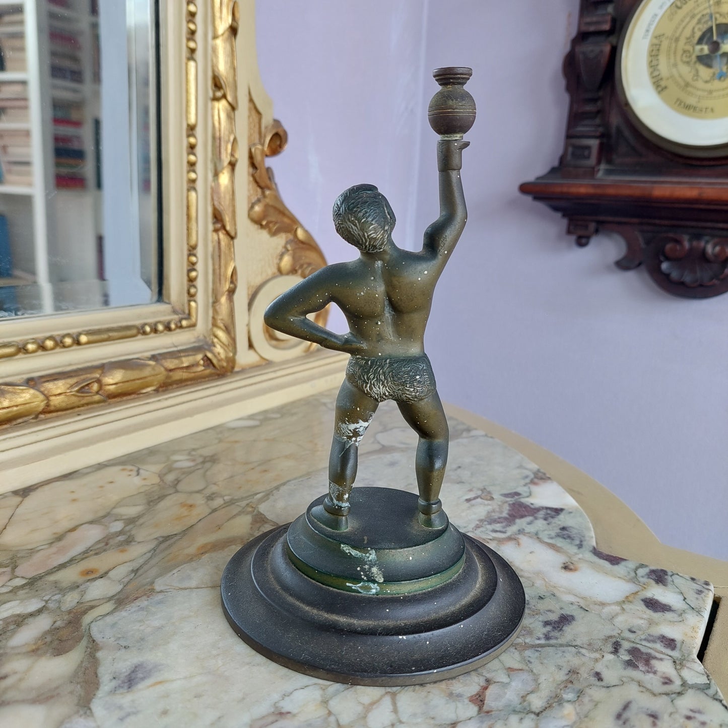 Statuetta Atleta Bronzo D19