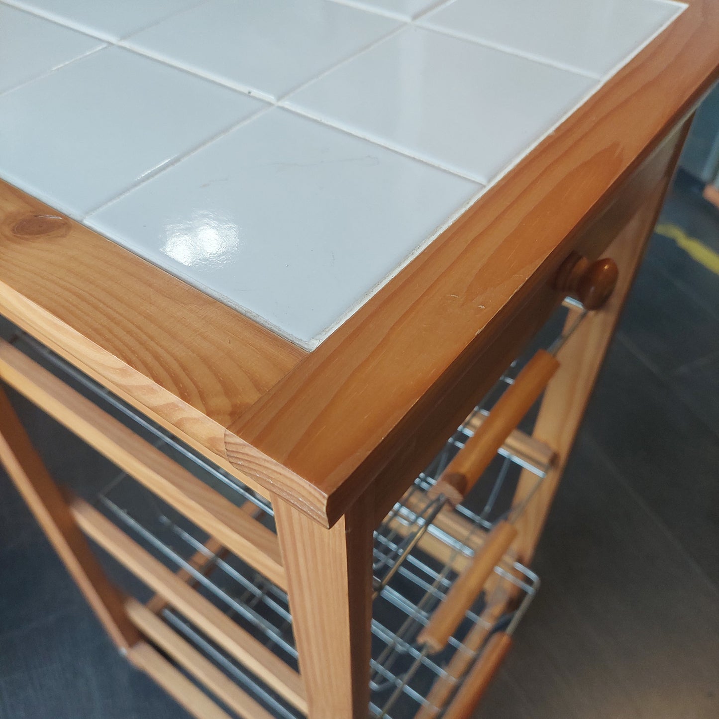 Carrellino Porta Frutta Legno