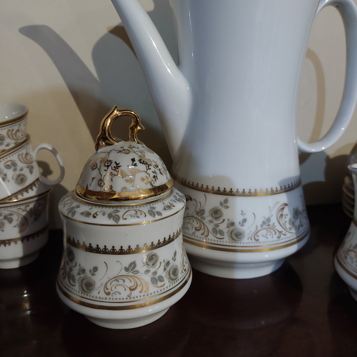 63902 Serv/caffe' Porc Decoro Oro Johann Seltmann Bavar