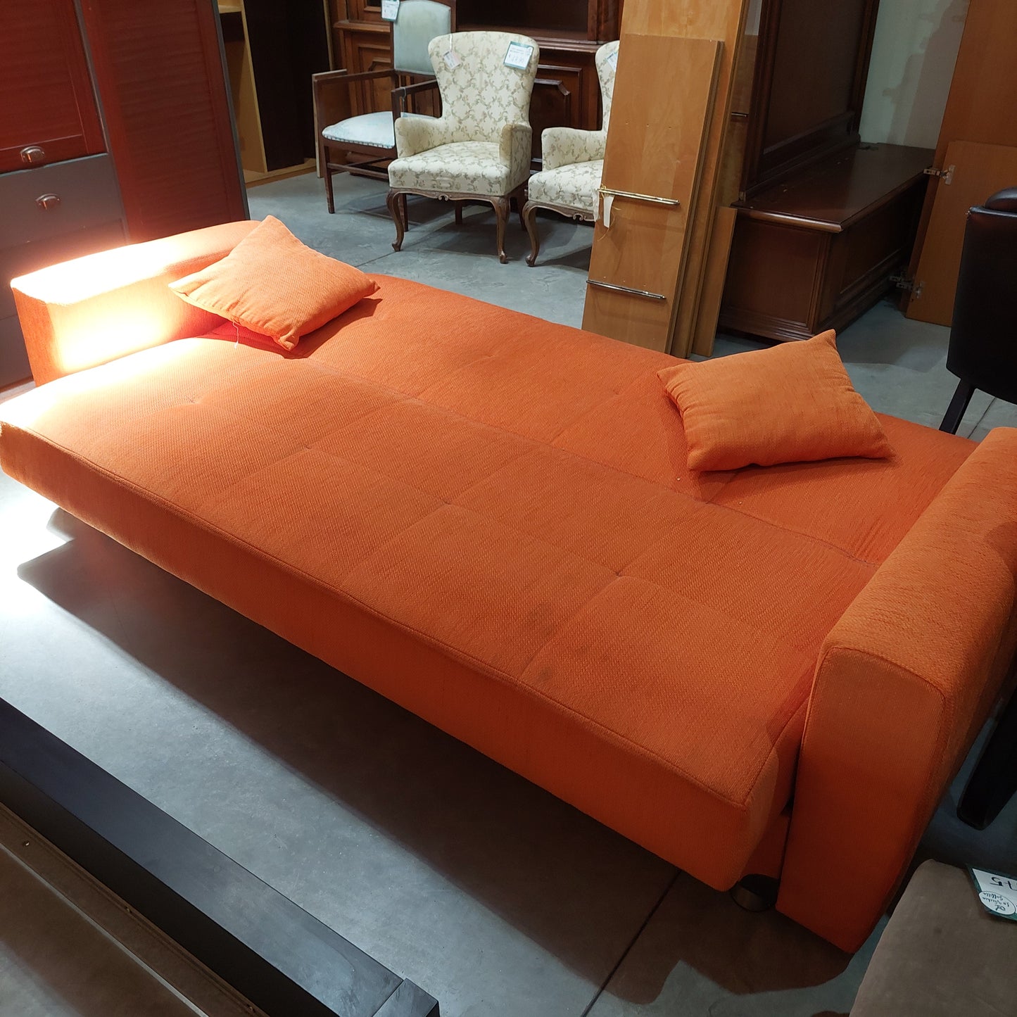 Divanoletto Tessuto Arancione 223x80