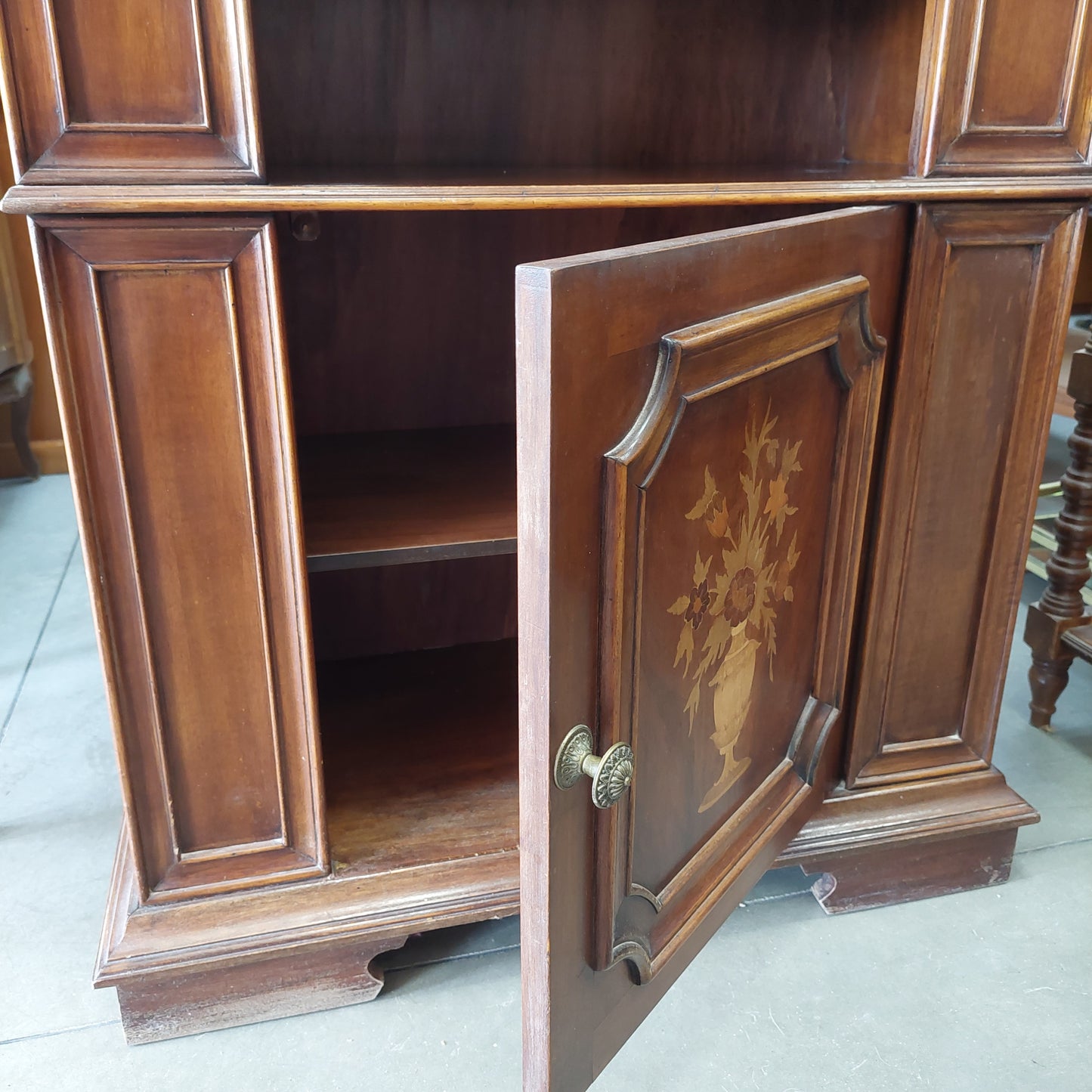 Entratina 1s Legno Intarsiato Cm87x42x87h