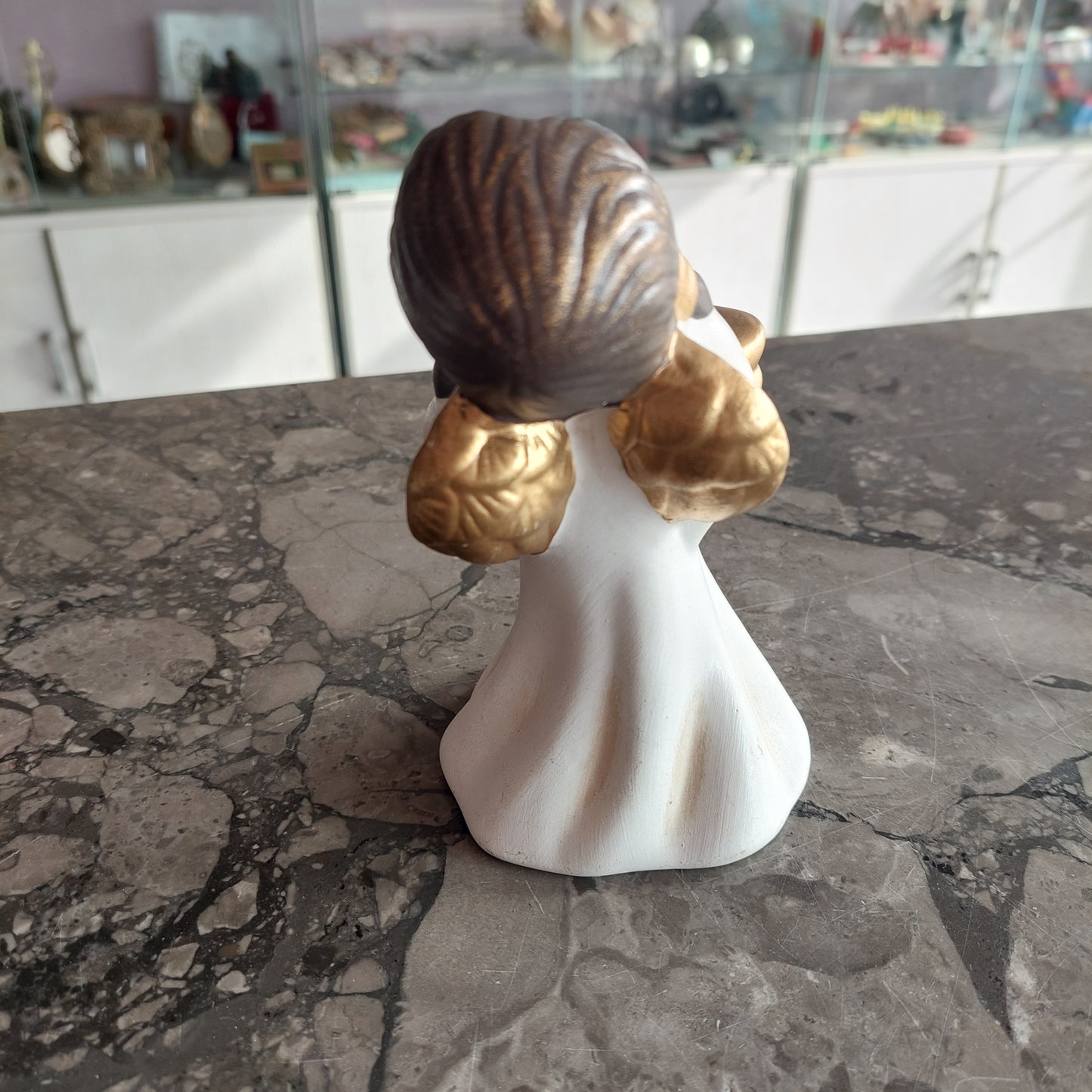 Statuina Angioletto Ceramica Stile Thun H14