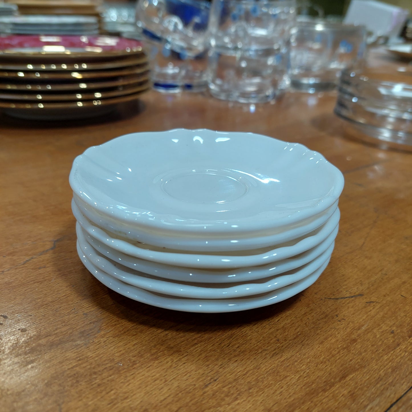 Set/6 Piattini Caffè Vetro Arcopal