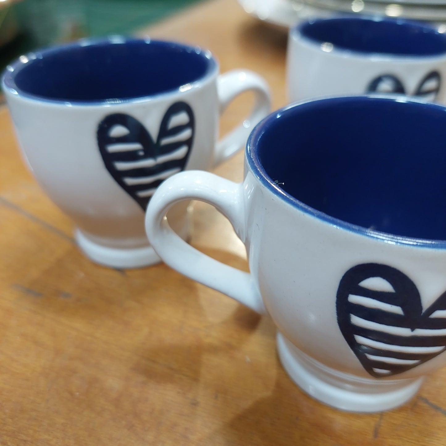 Set/4 Tazzine Caffè Ceramica Brandani Cuore