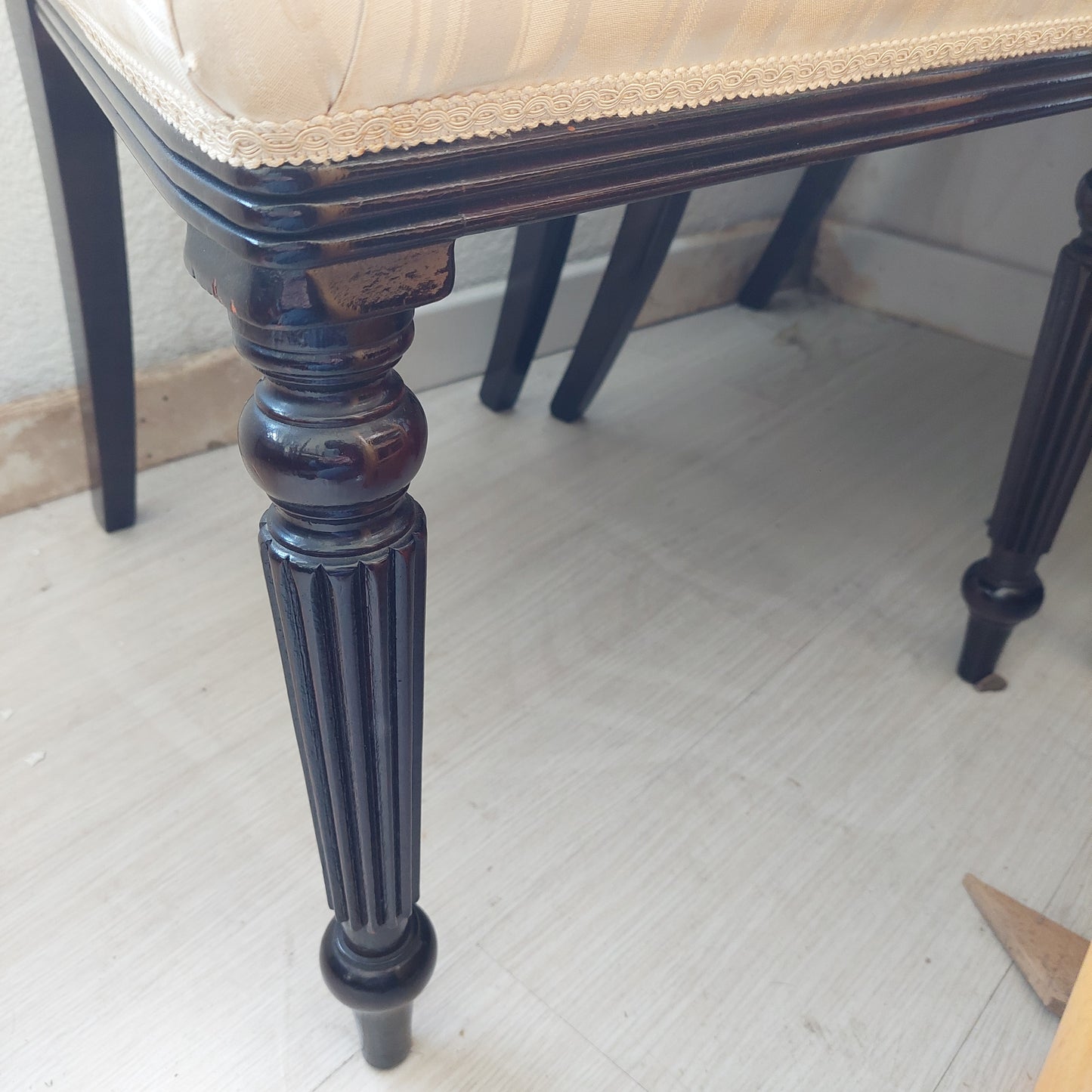 Set/6 Sedie Mogano St.inglese Imb.*
