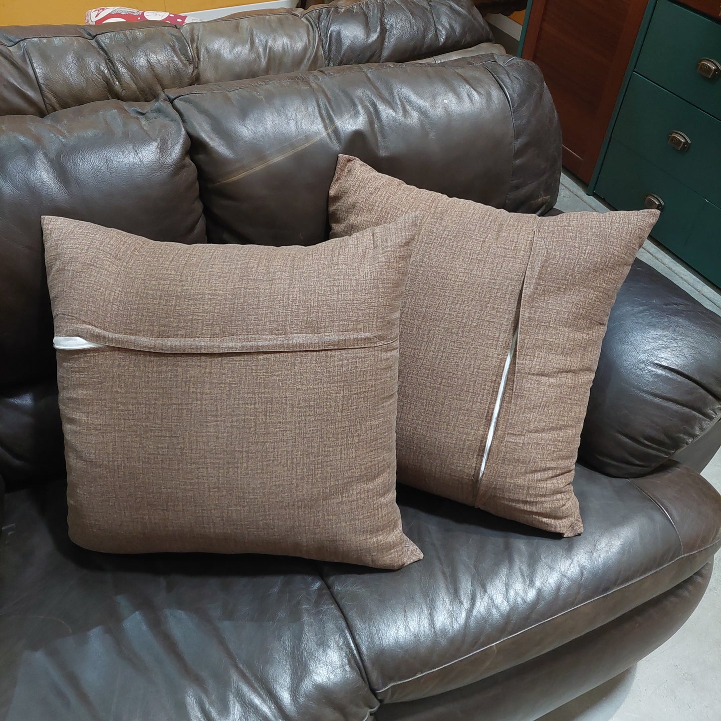 Cuscino Tessuto* Marrone Cm50x50