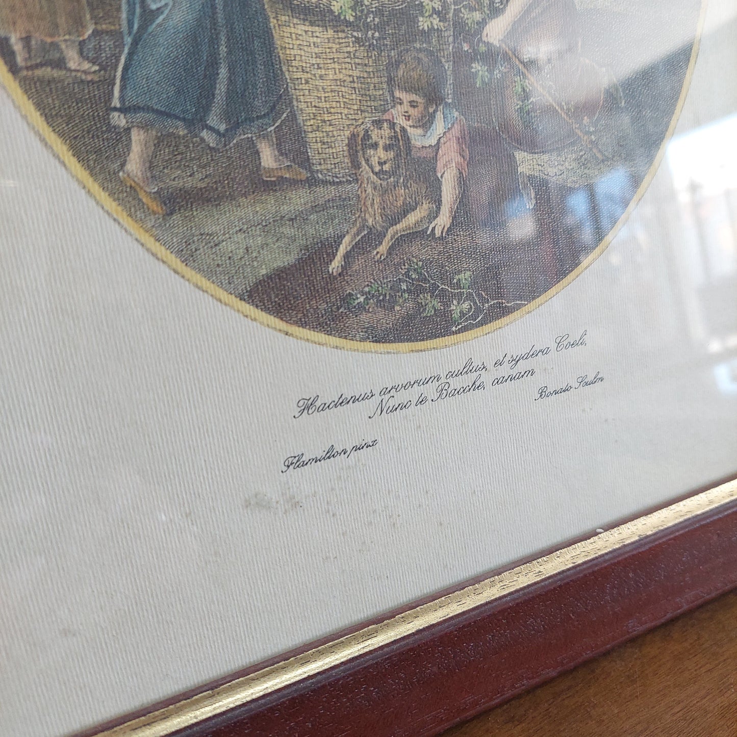 Quadro Stampa Serie "i Dodici Mesi Dell'anno" Cm31x41