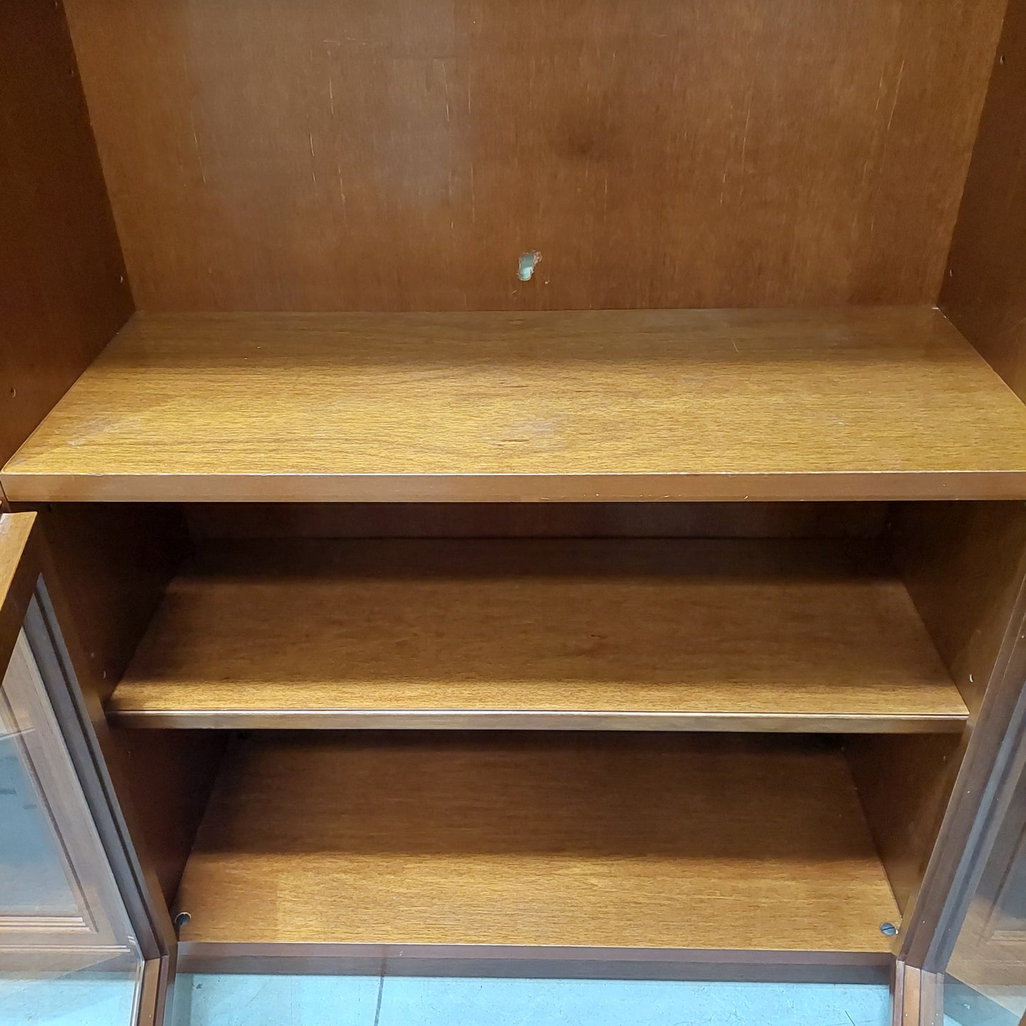 Parete Attrezzata Libreria/vetrina Legno* 8/ante Cm208x42x228h