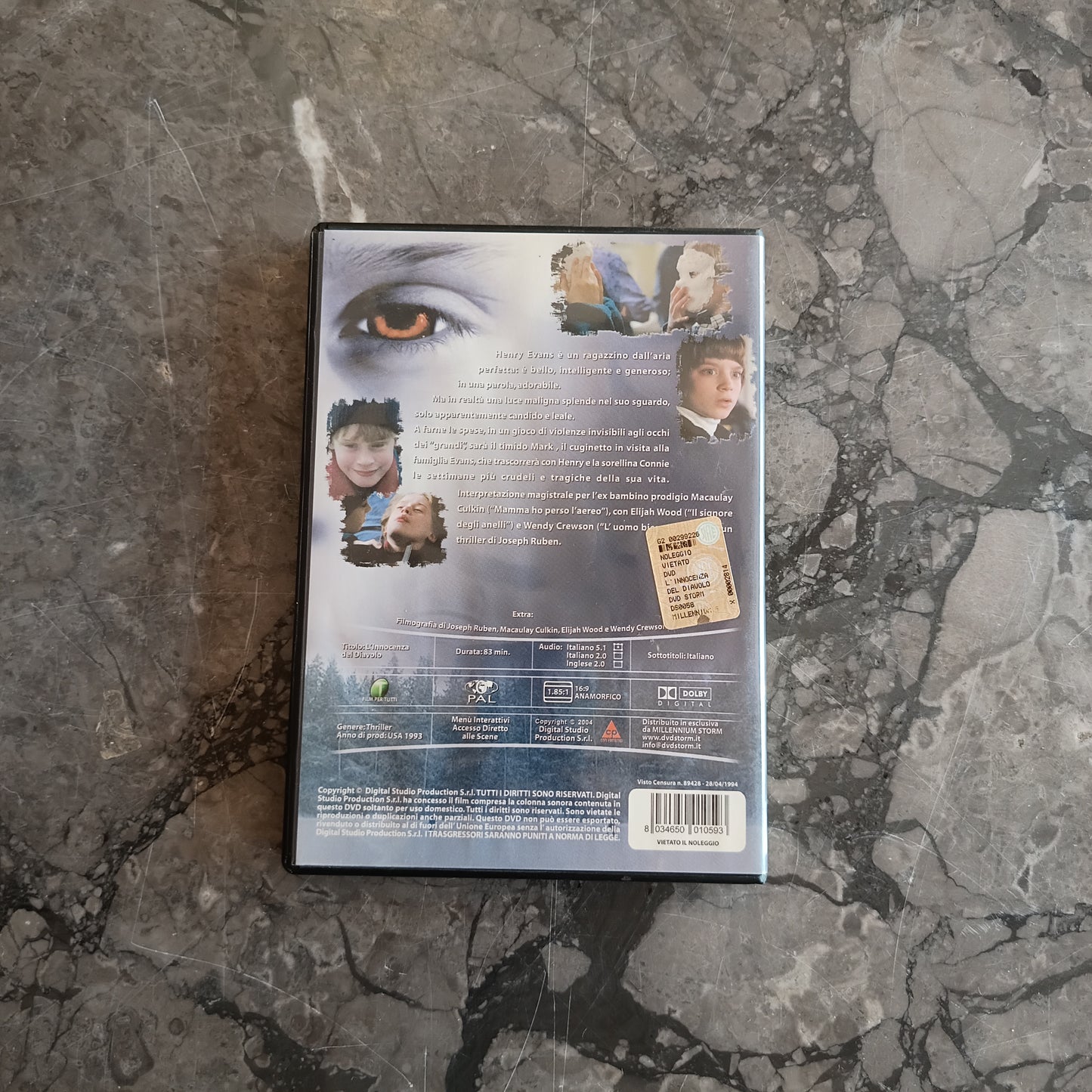 Dvd/l'innocenza Del Diavolo
