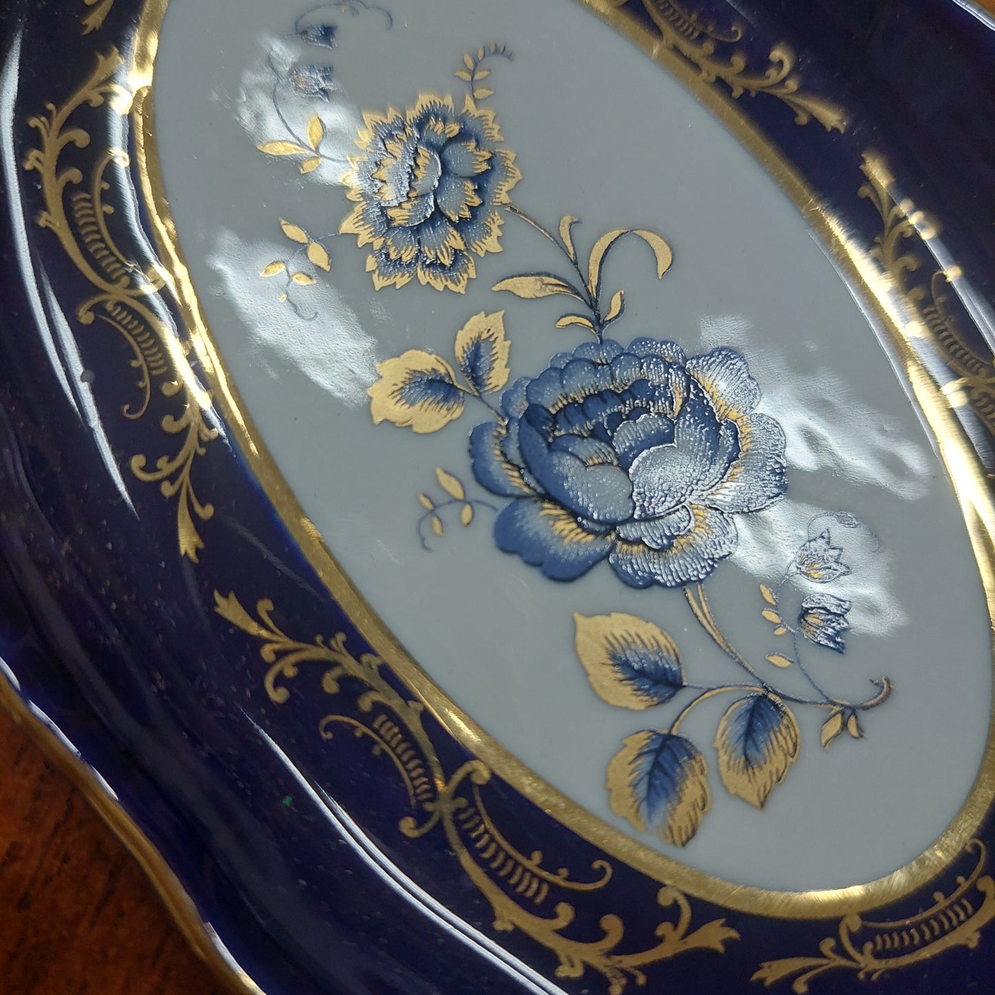 Mini Piattino Ovale Porcellana Limoges France