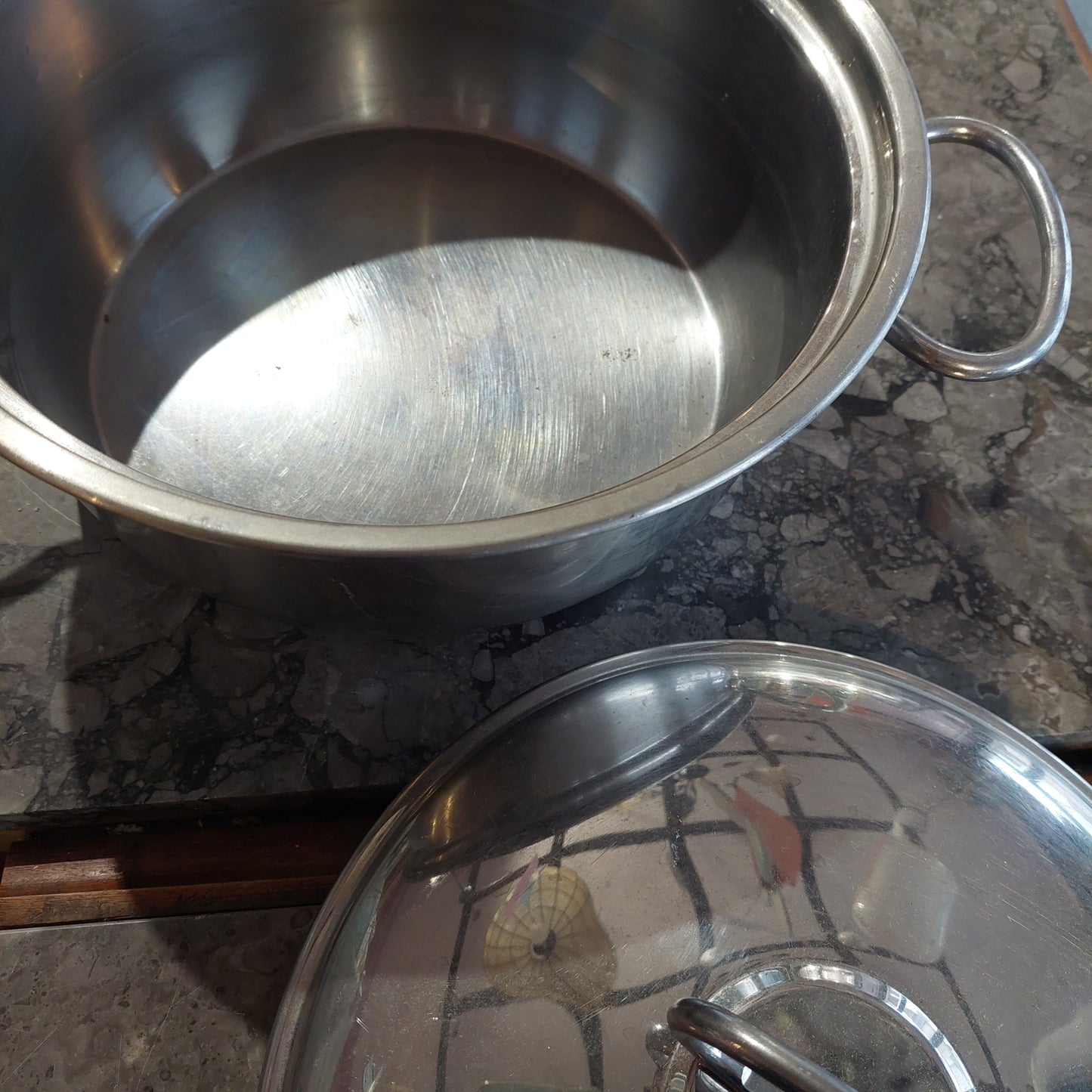 Pentola Aeternum Inox 18-10 C/coperchio D.29x12h