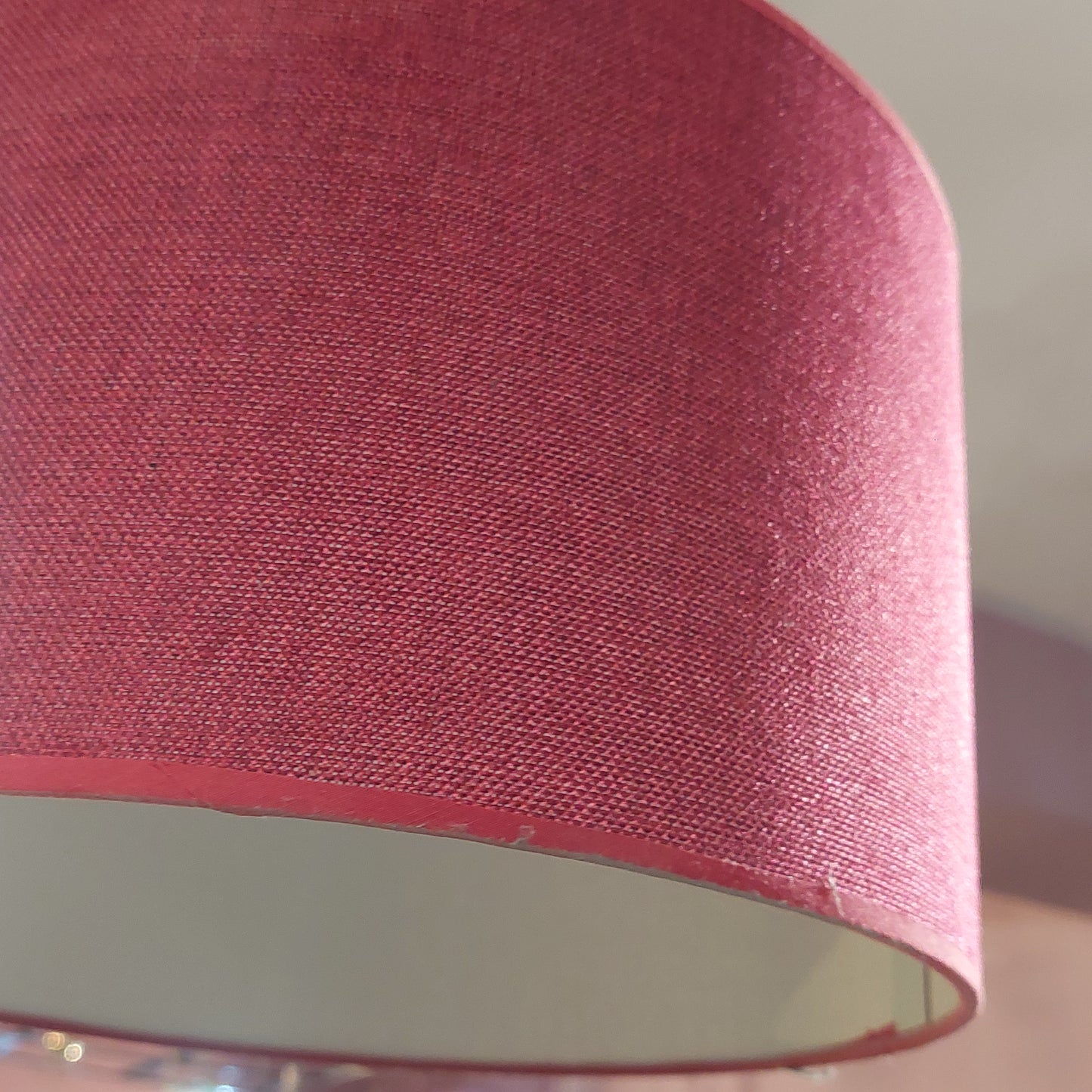 Lampadario A Sospensione Paralume Rosso 1/luce