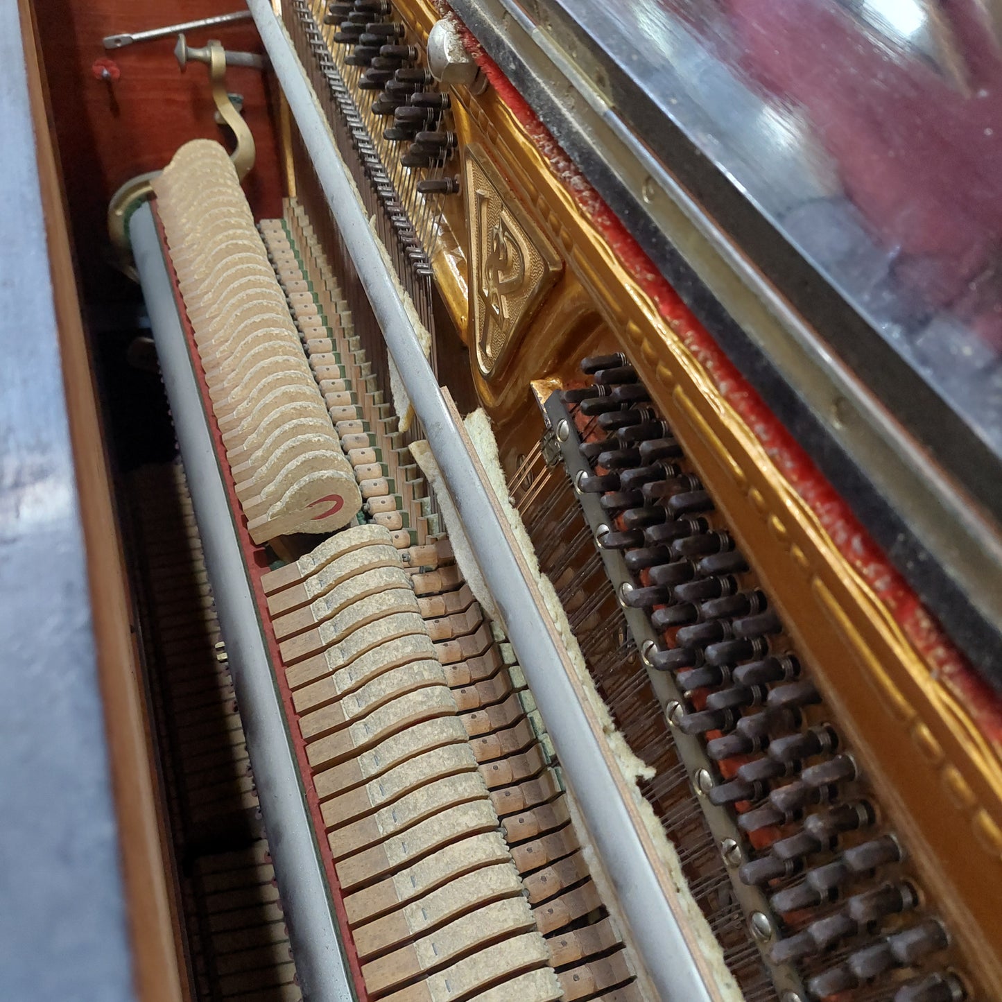 Pianoforte Peters & Lehmann Berlin Cm155x66x140h