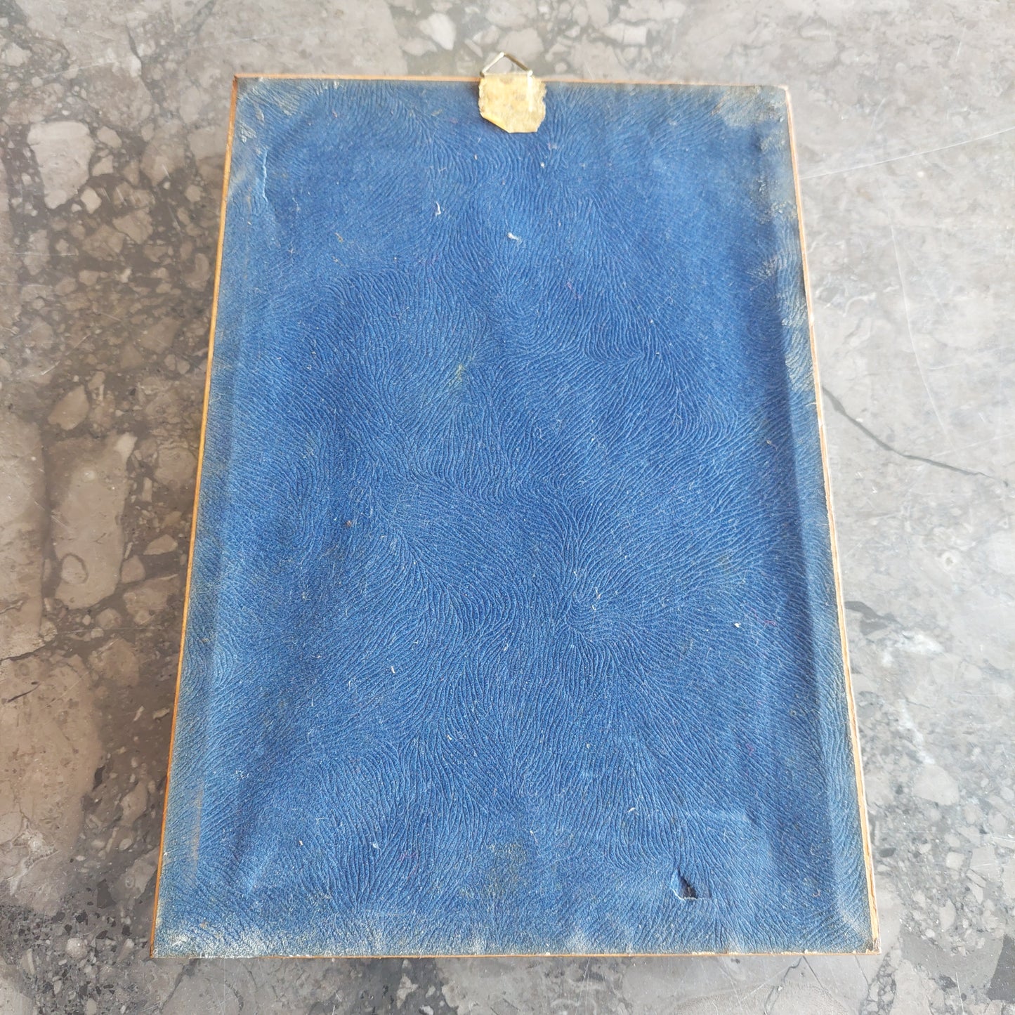 Quadretto * Bimba Con Violino In Peltro Vintage Cm18x26