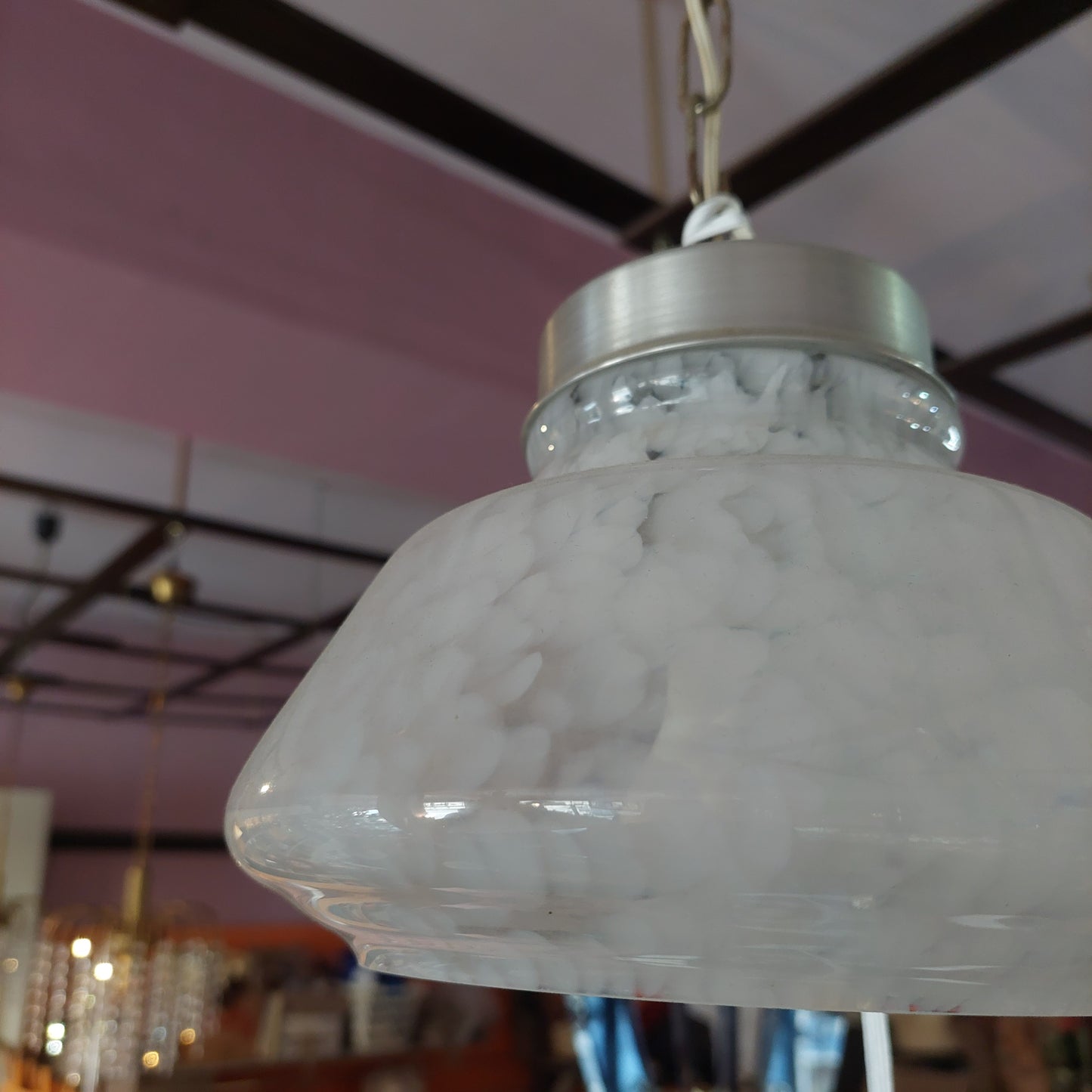 Lampadarietto Campana Vetro Di Murano 1/l