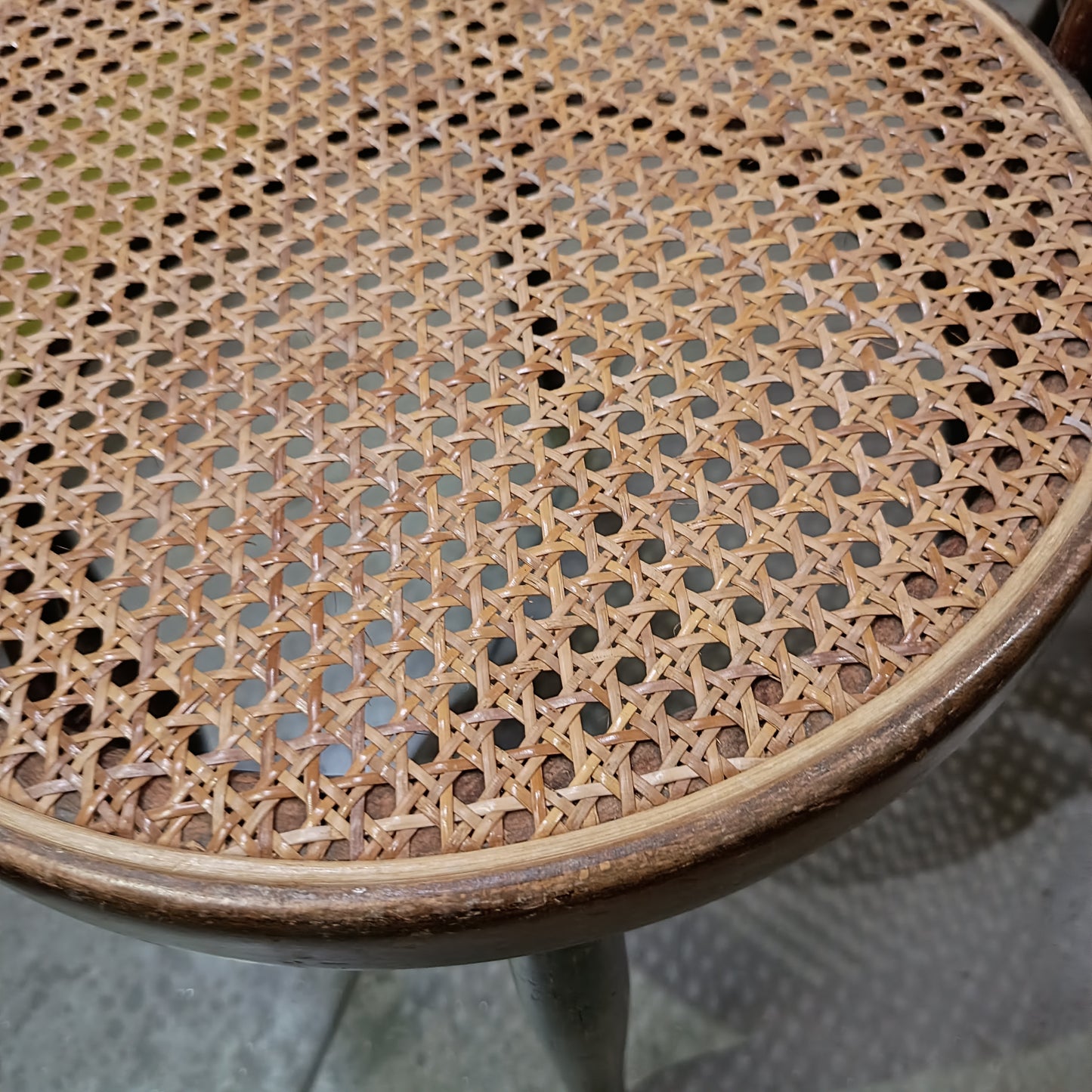 Set/5 Sedie Thonet Seduta Paglia Di Vienna