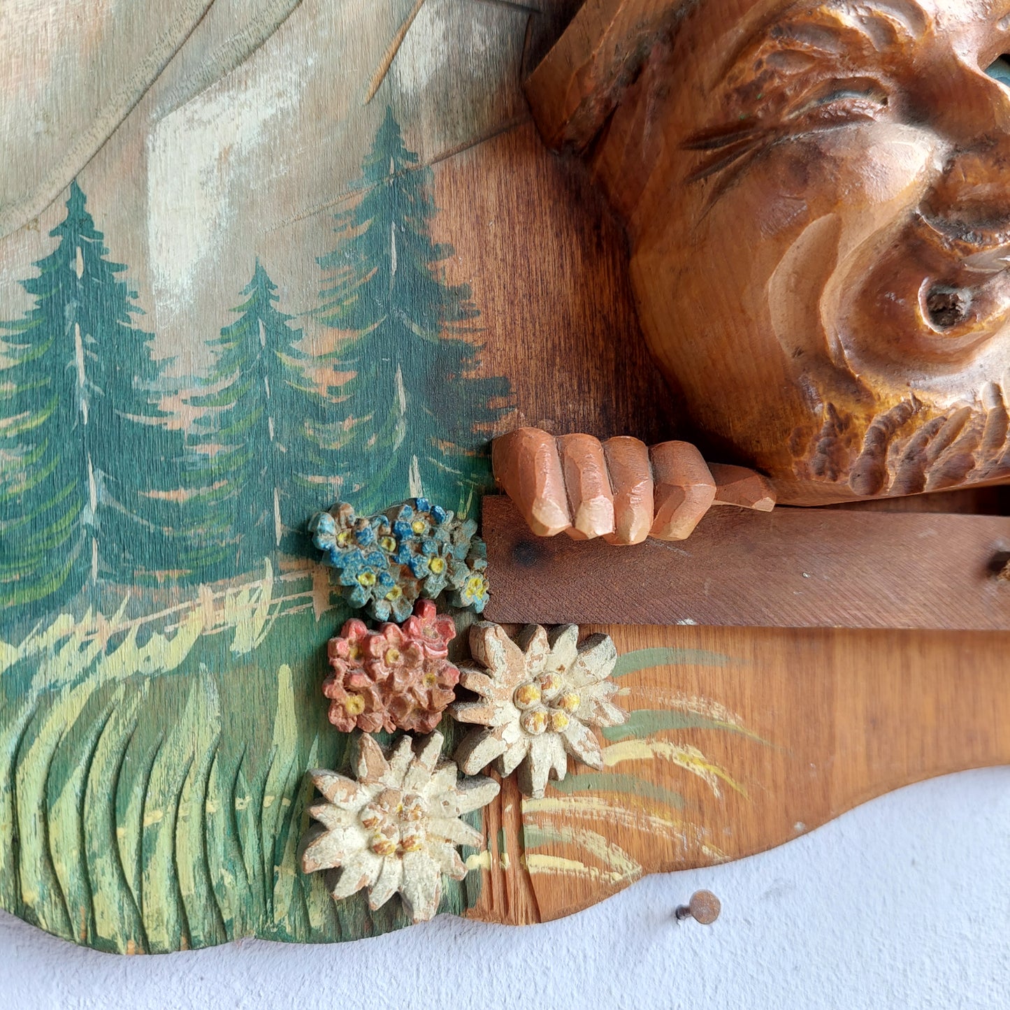 Indicatore Meteorologico In Legno Intagliato "anri"