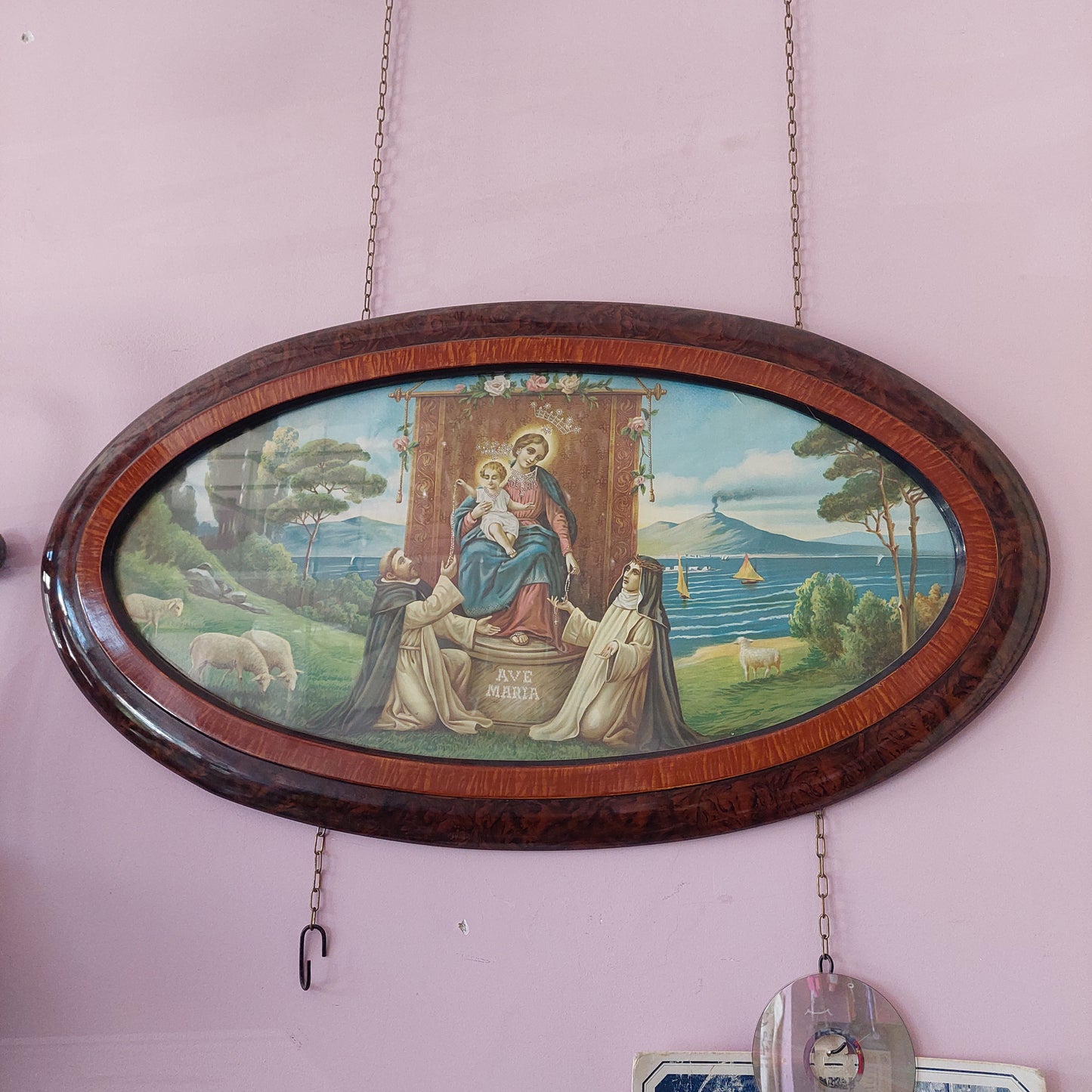 Quadro Capezzale Ave Maria Vintage