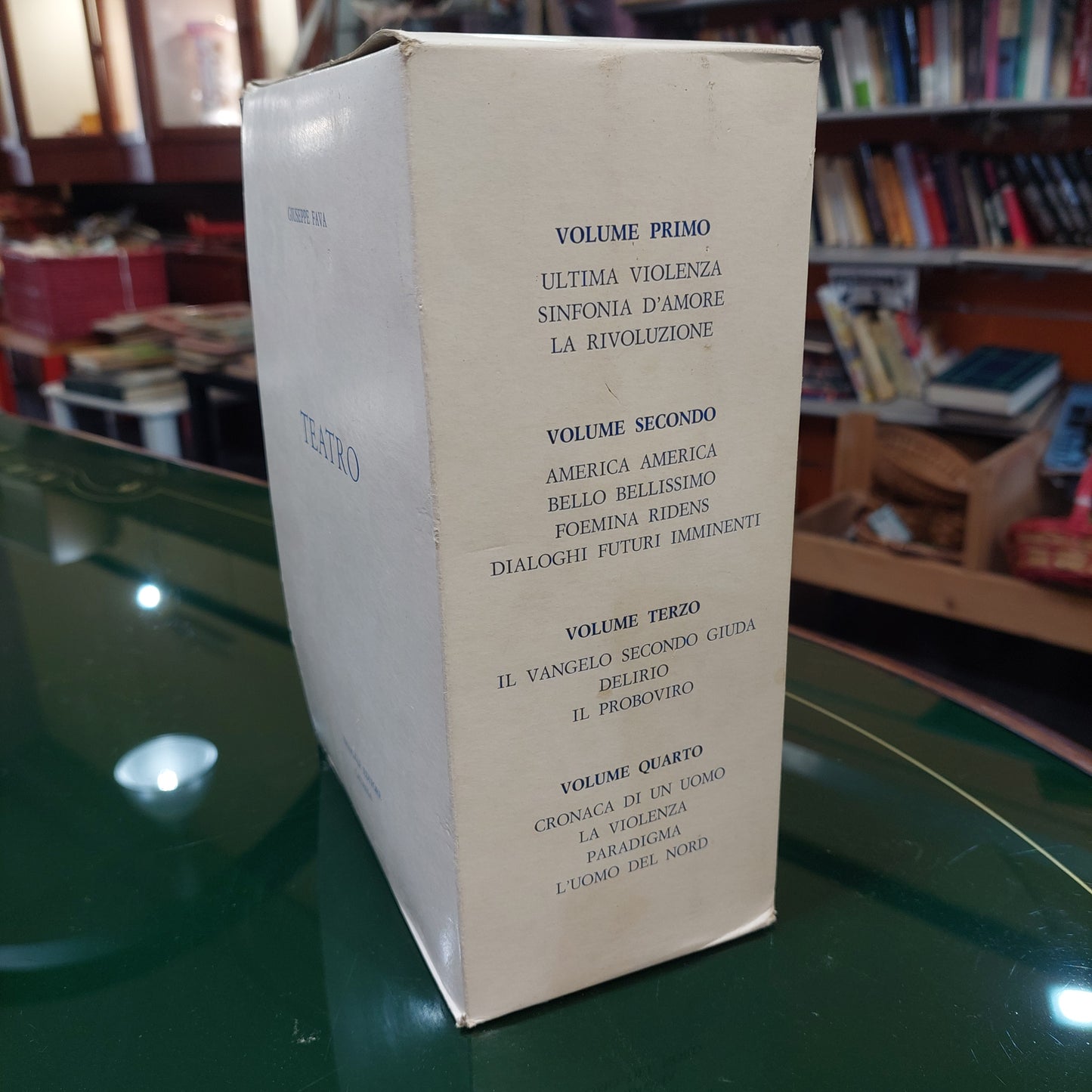 L/ 4 Volumi "teatro" Giuseppe Fava