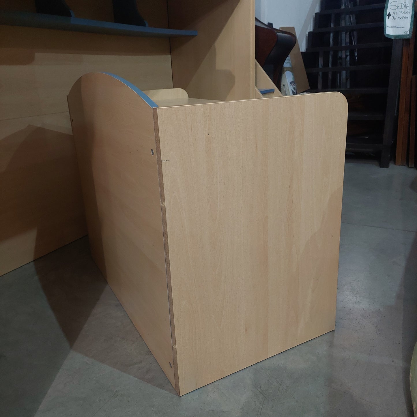 Cassettiera Blu "moretti" 4/cassetti Cm100x56x83h