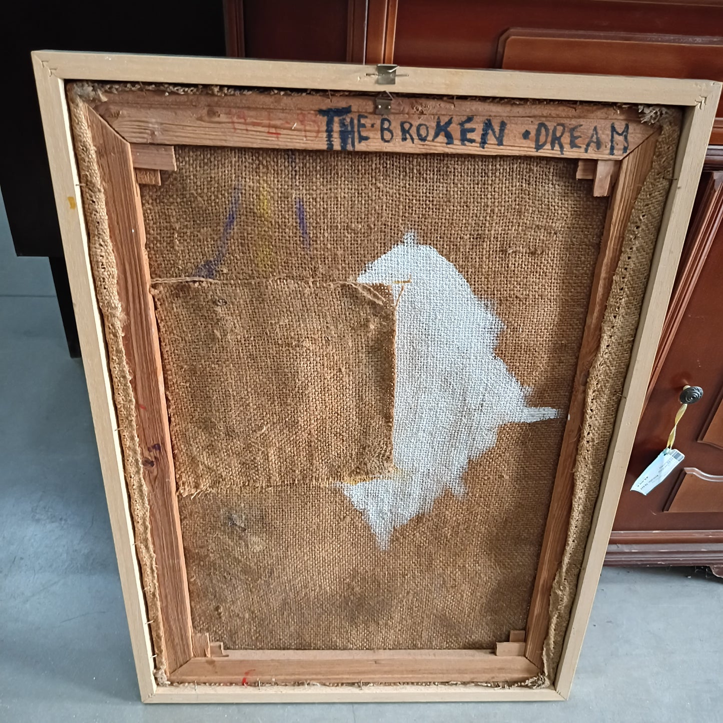 Q/ Materico "the Broken Dream" Su Juta Cm54x74