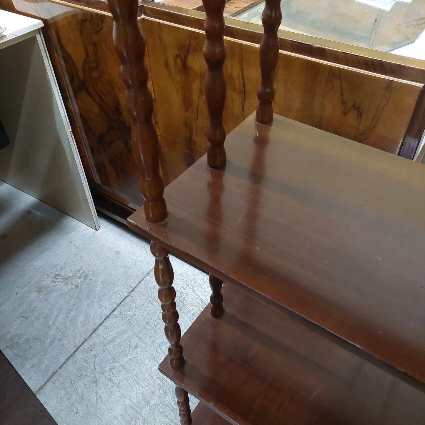 Etagere Legno 5/ripiani Anni '60