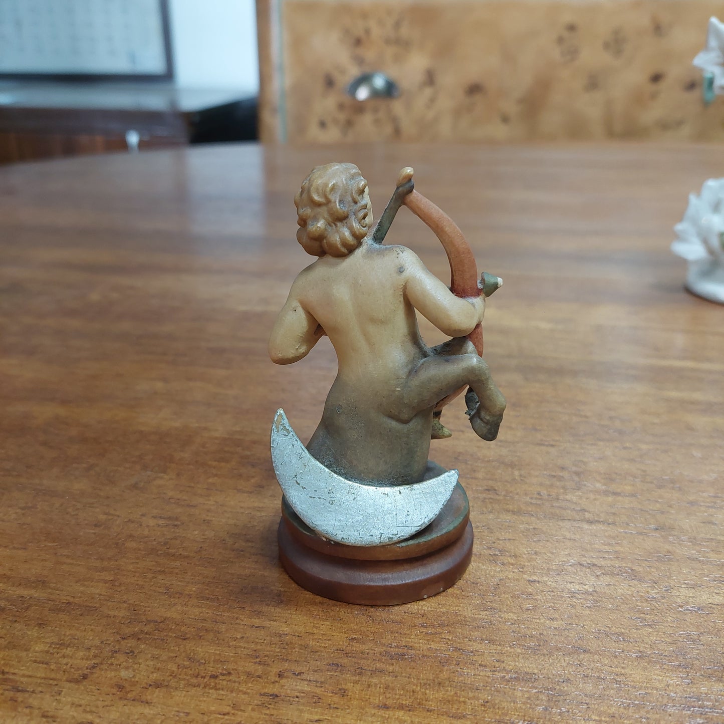 Statuina Sagittario Legno