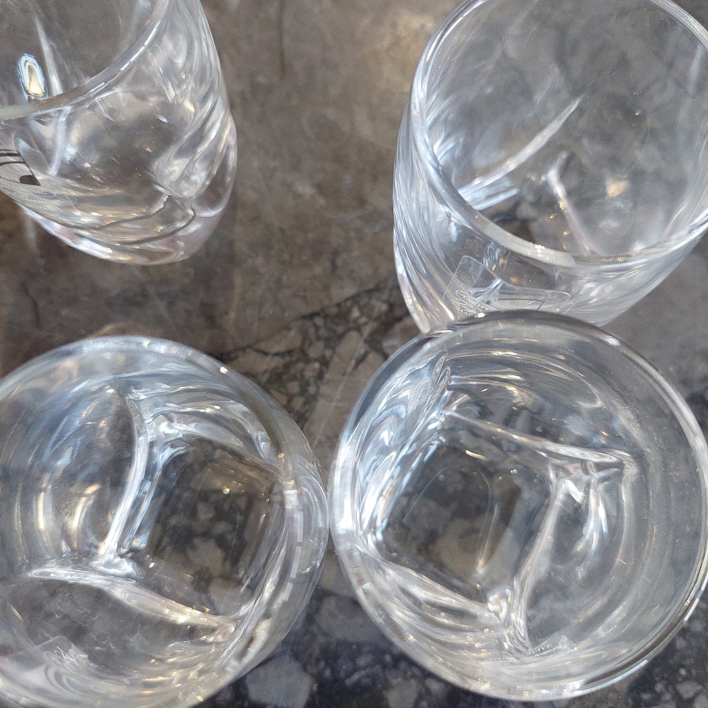 Set/4 Bicchierini Liquore Vetro Luigi Bormioli Light E Music