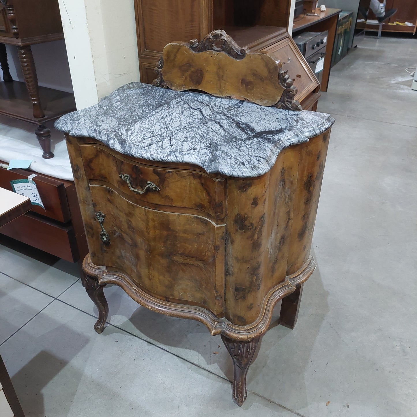 Trittico Camera Da Letto '900 Legno*/marmo