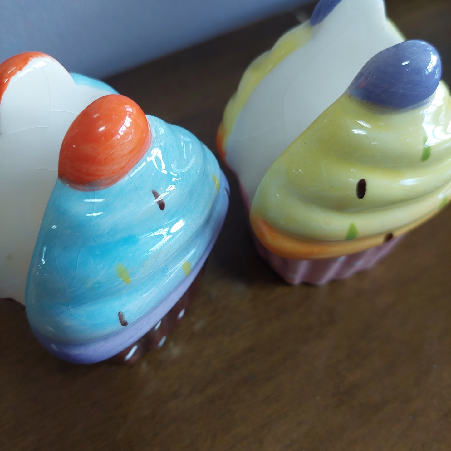 Set/2 Portatovaglioli Ceramica Muffin