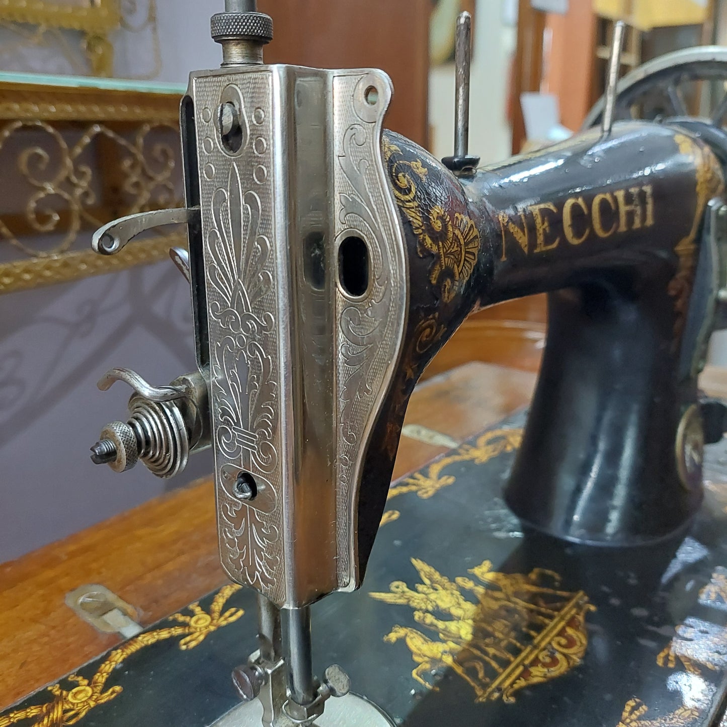 Mobile Macchina Da Cucire Necchi Antica