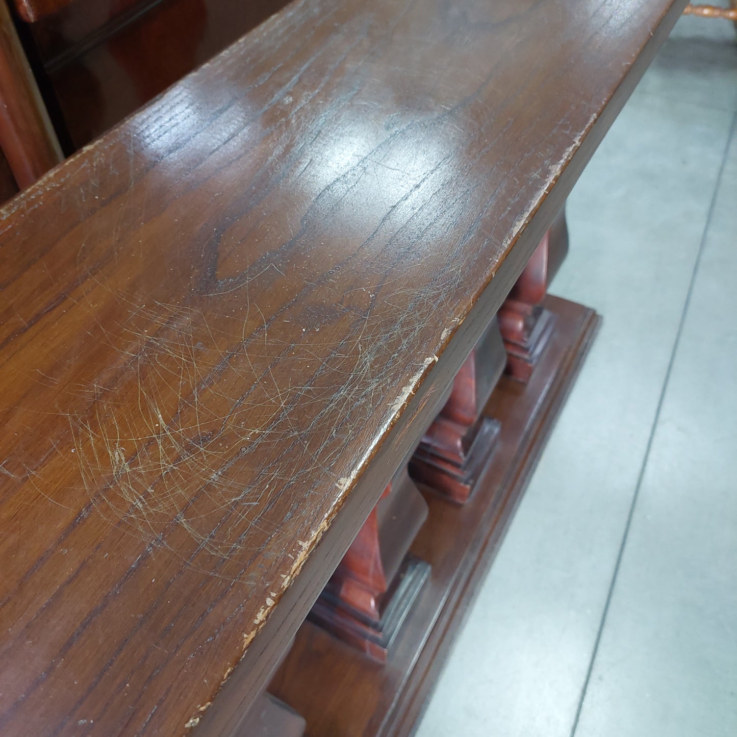 Balaustra In Legno Cm120x27x79h