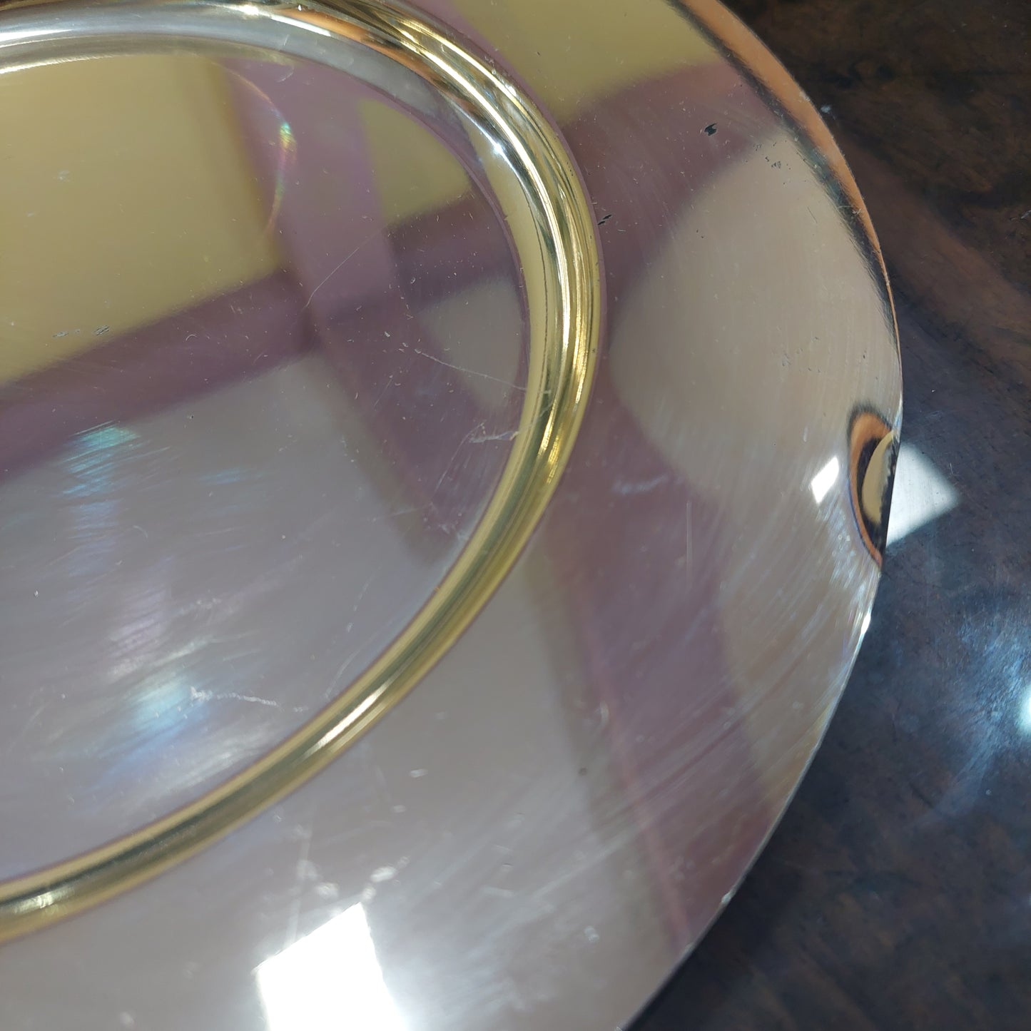 Vassoio Tondo Silverplated* D26