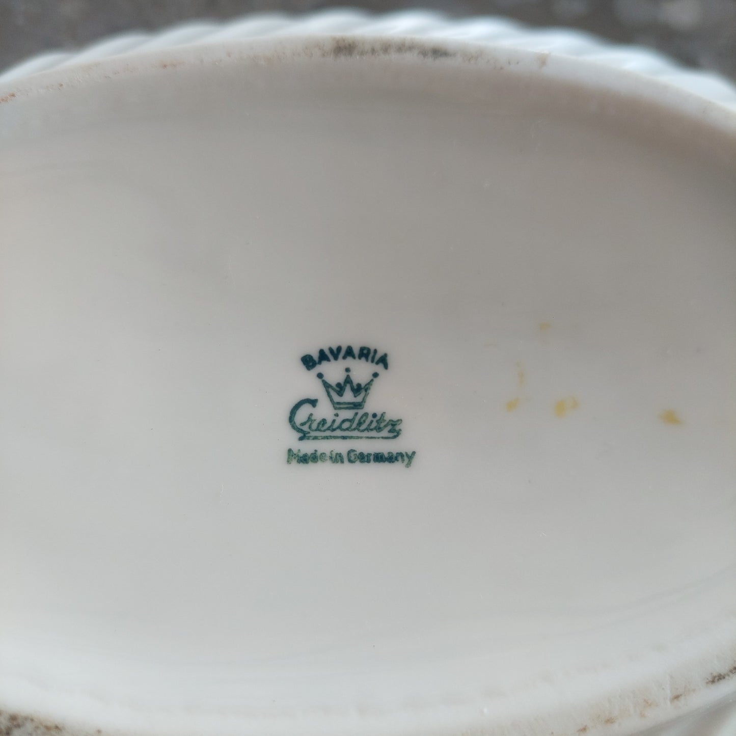 Scatola Ovale Porcellana Bavaria Creidlitz