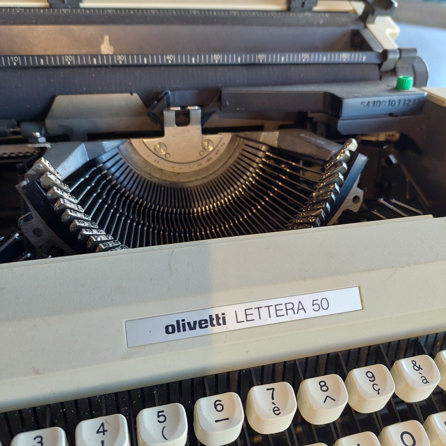 Macchina* Da Scrivere Vintage Olivetti Lettera 50 Con Custodia