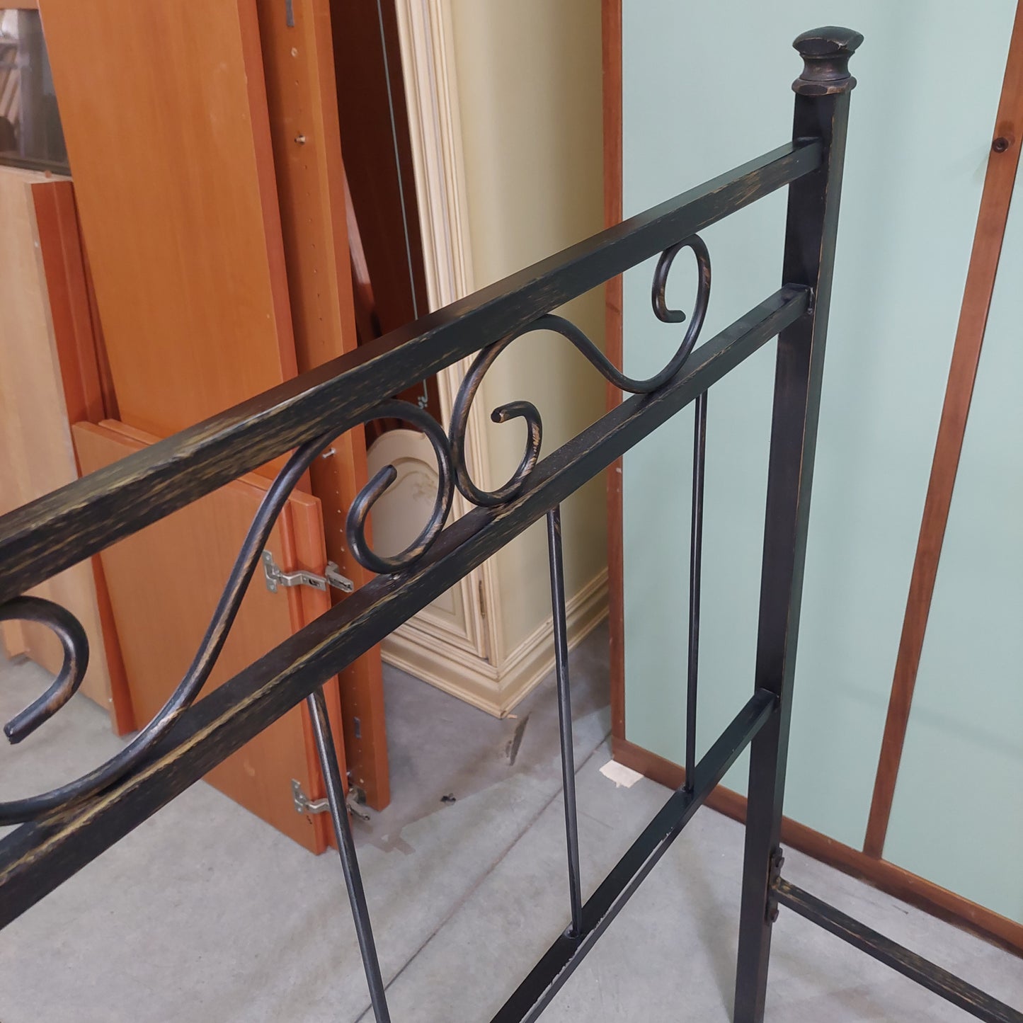 Letto Singolo Ferro Nero