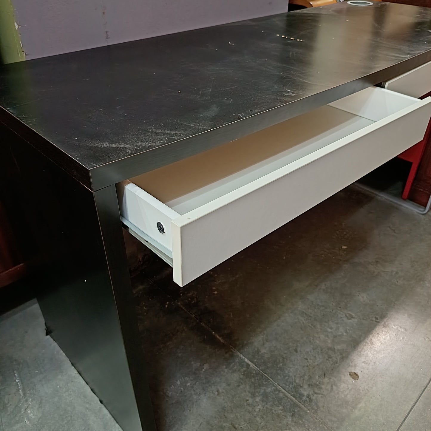 Scrivania * Nera E Bianca 2/c Cm142x50x75h