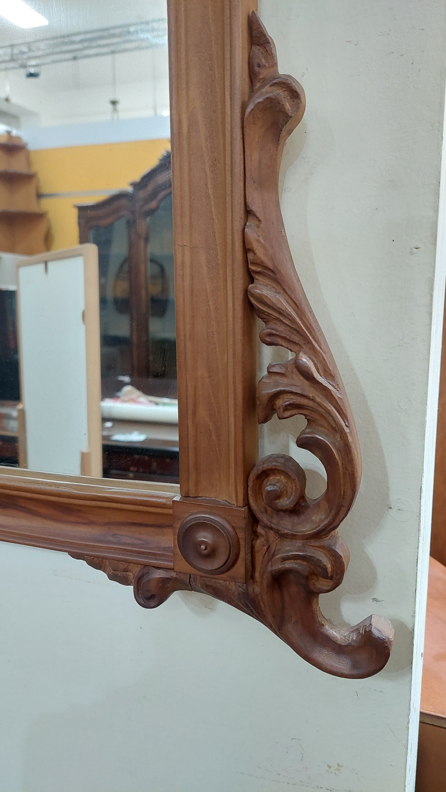Specchio Legno Cm78x120h