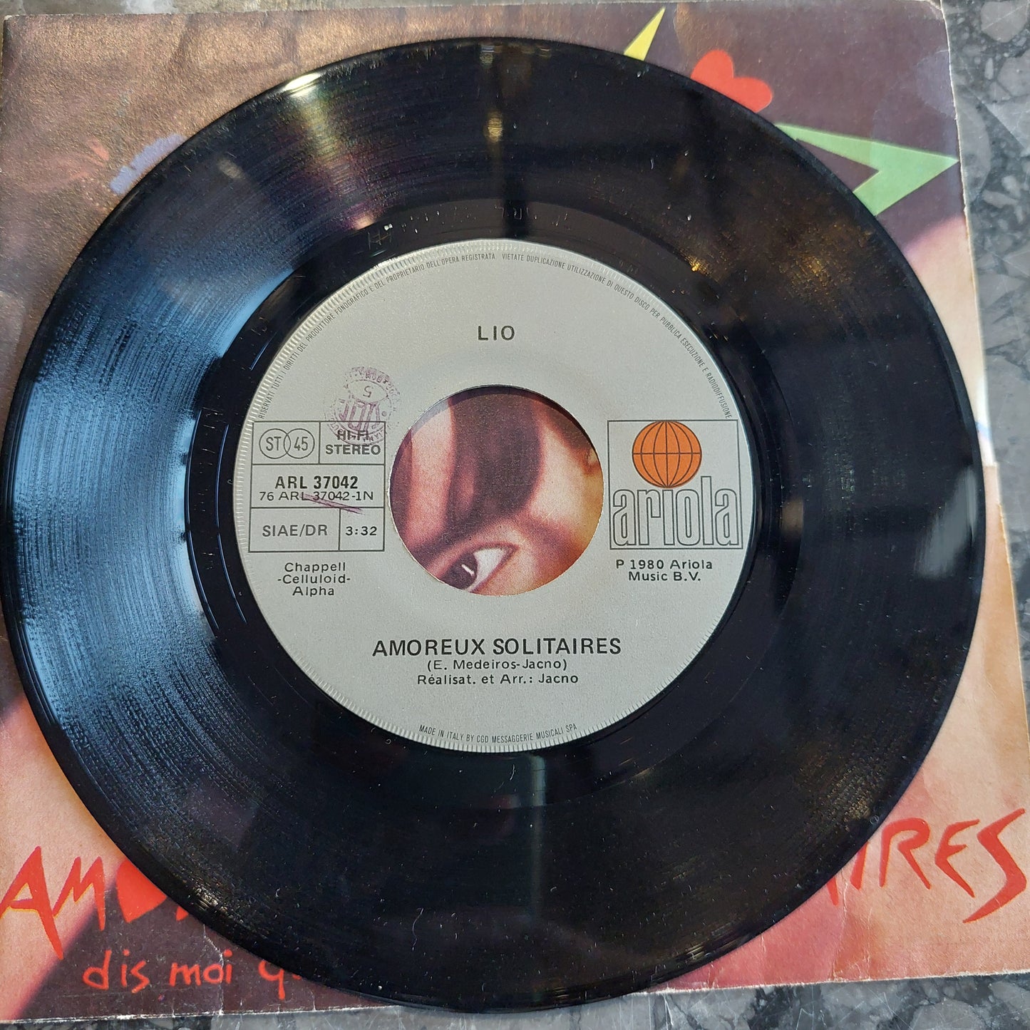 V/lio - Amoureux Solitaires 45 Giri