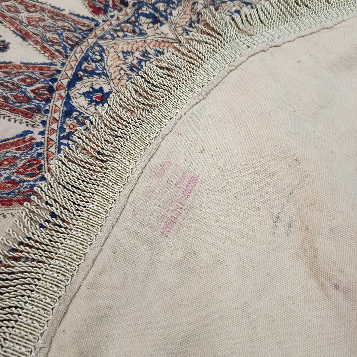 Tovaglia Tonda Stella C/frange D. 130 Cm
