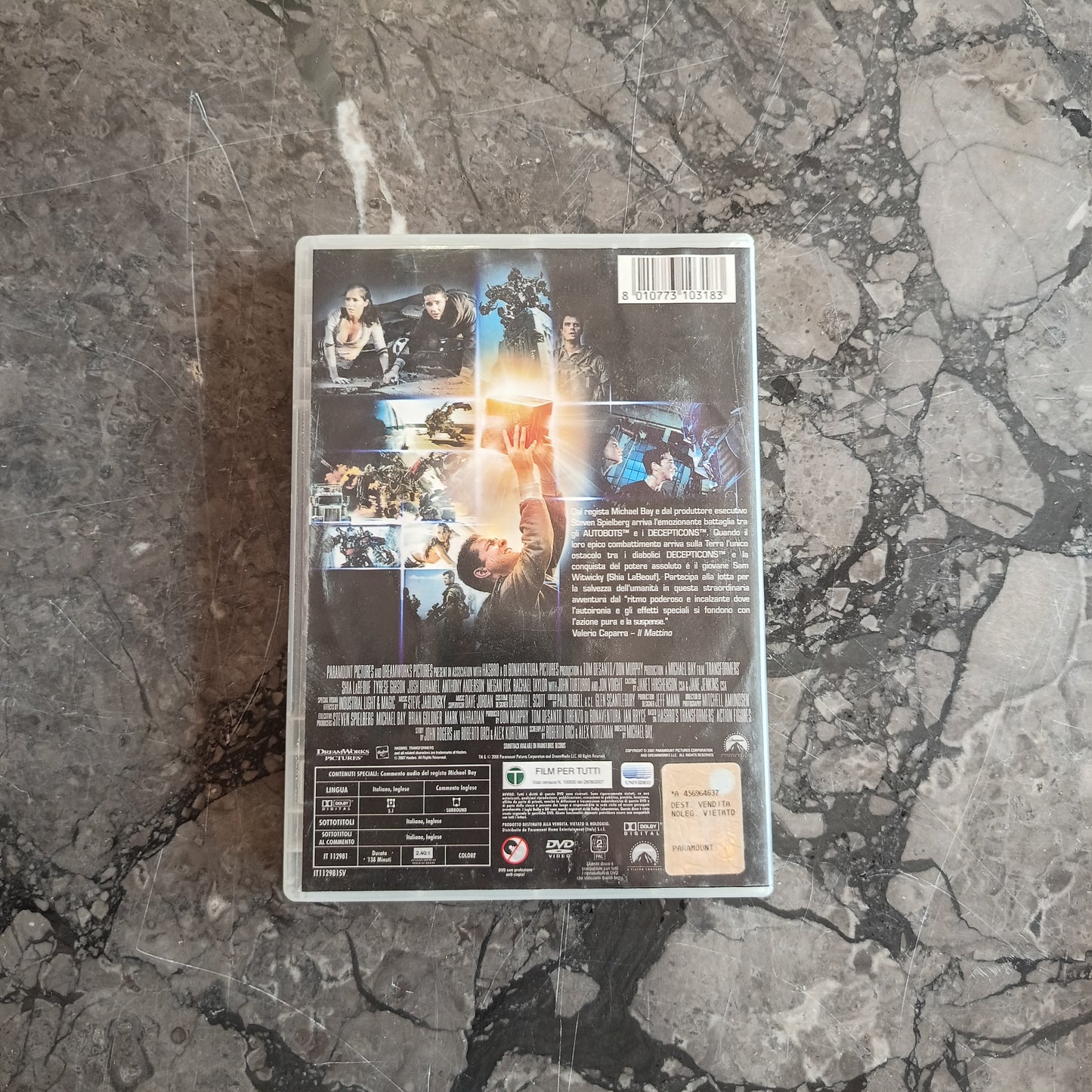 Dvd/transformers