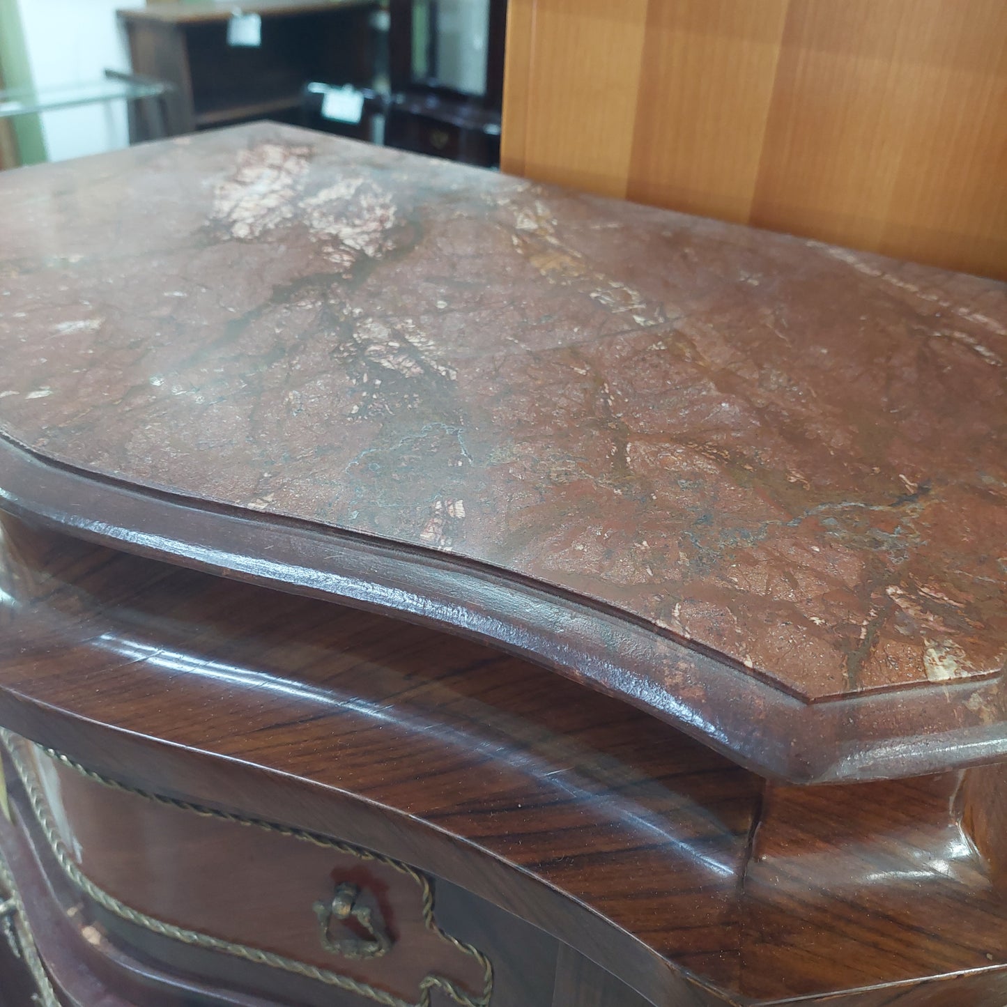 Settimino* Stile Francese Legno Inserti Ottone