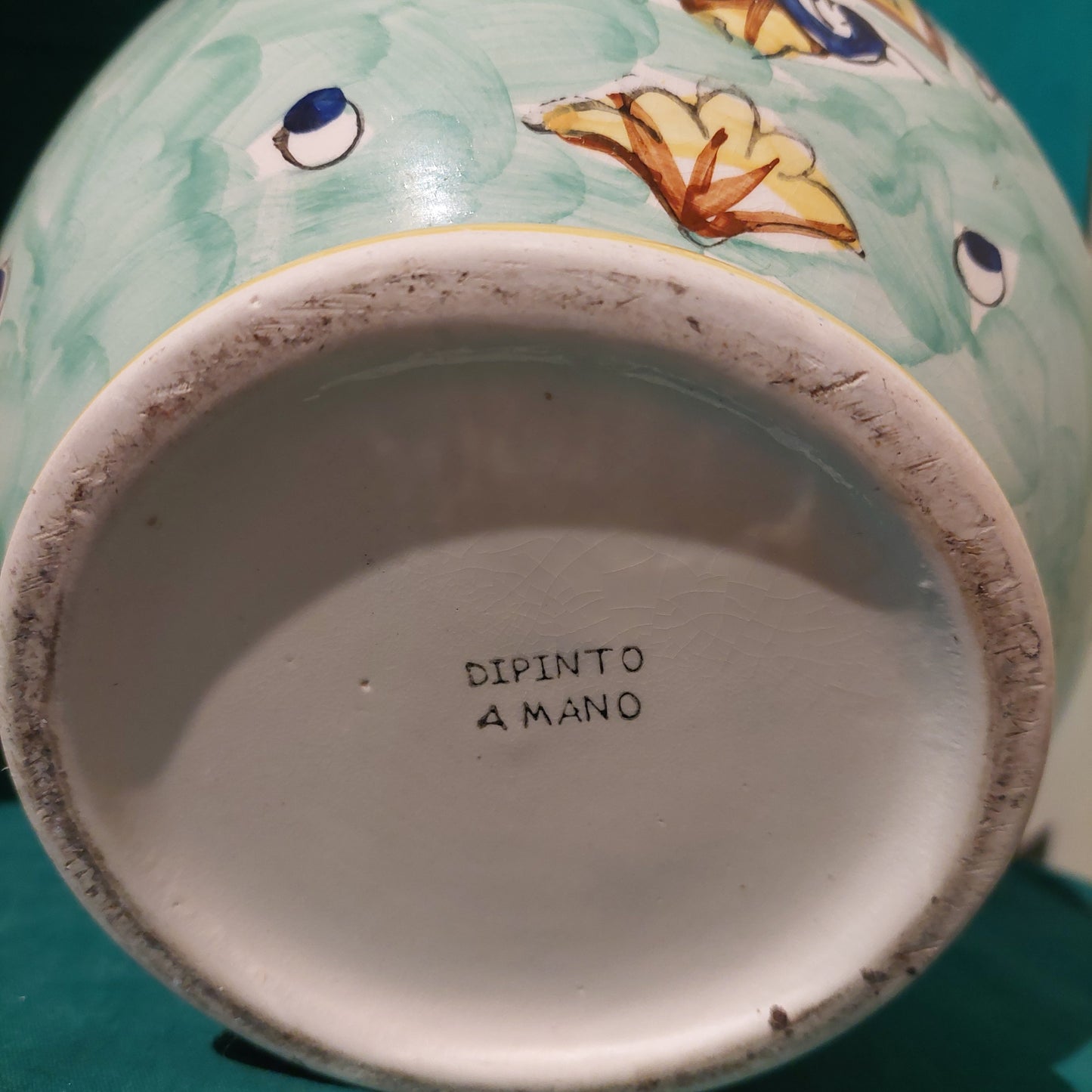 Cachepot Ceramica Dipinta A Mano