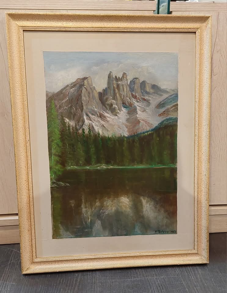 Q/paesaggio Montano Di M.pastore Cm44x57